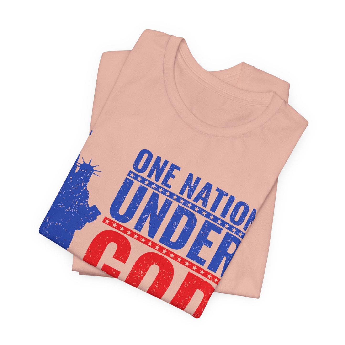 Statue of Liberty Patriotic Graphic Unisex Cotton T-Shirt a6