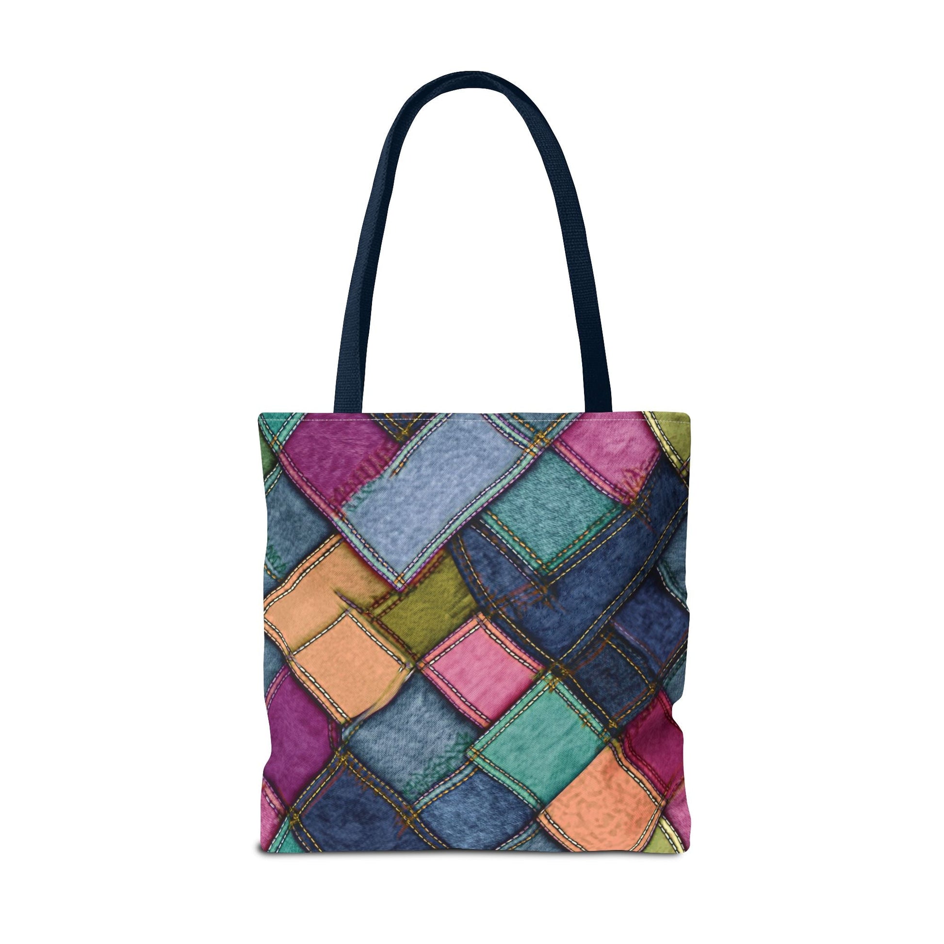 Denim Canvas Bag, Tote Bag Denim Printify