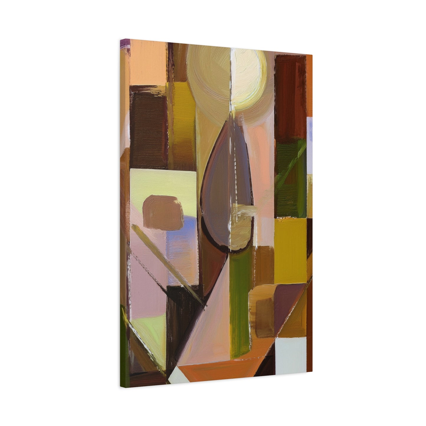 Abstract Geometric Painting Print Canvas 20x24,20x30,24x30 24x32,24x36,30x40 32x48,36x48,40x60 Pine-Wood Inner Frame ABS-55