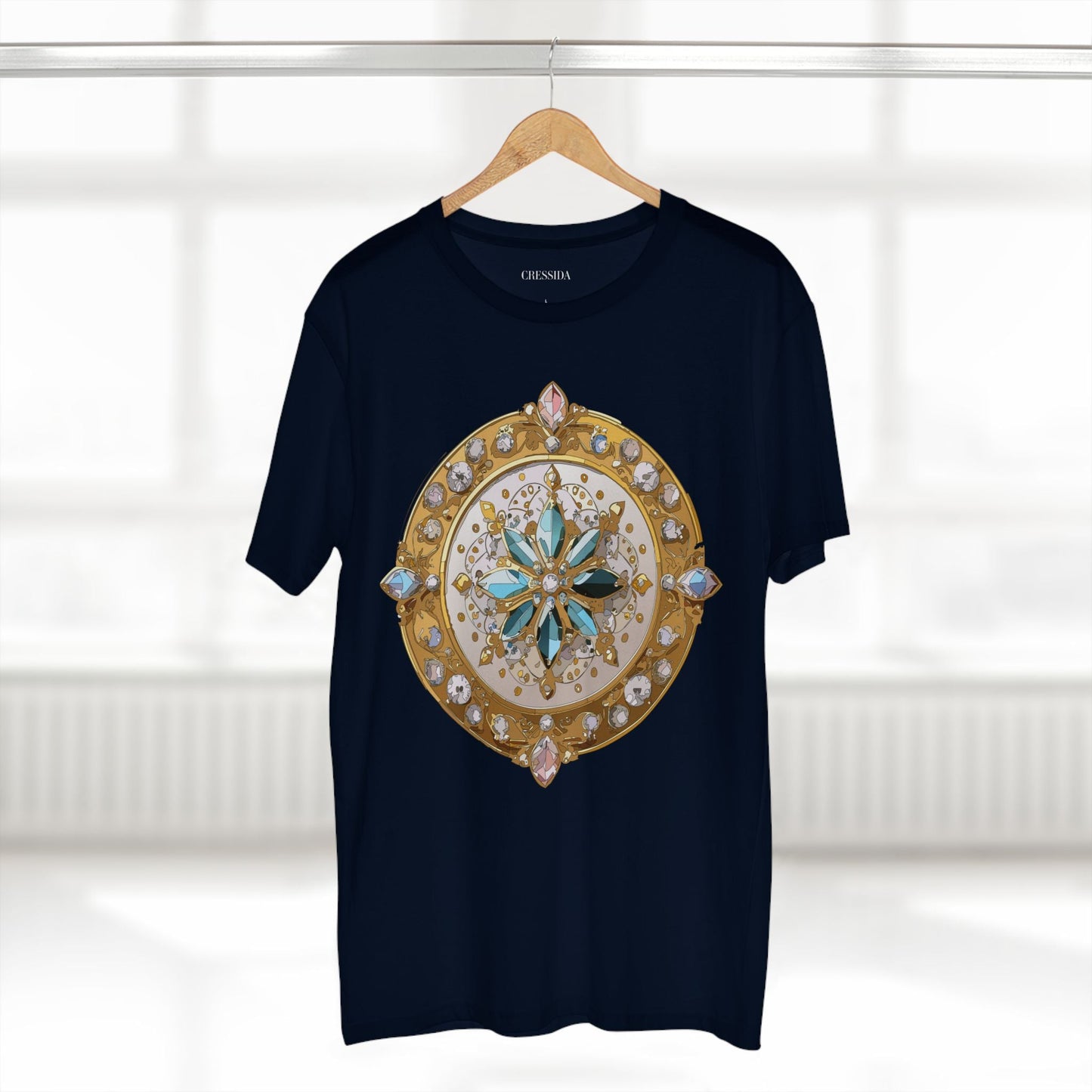 Medallion Graphic T-Shirt Unisex 100 Cotton With Gold Art Design Medal Tee 10