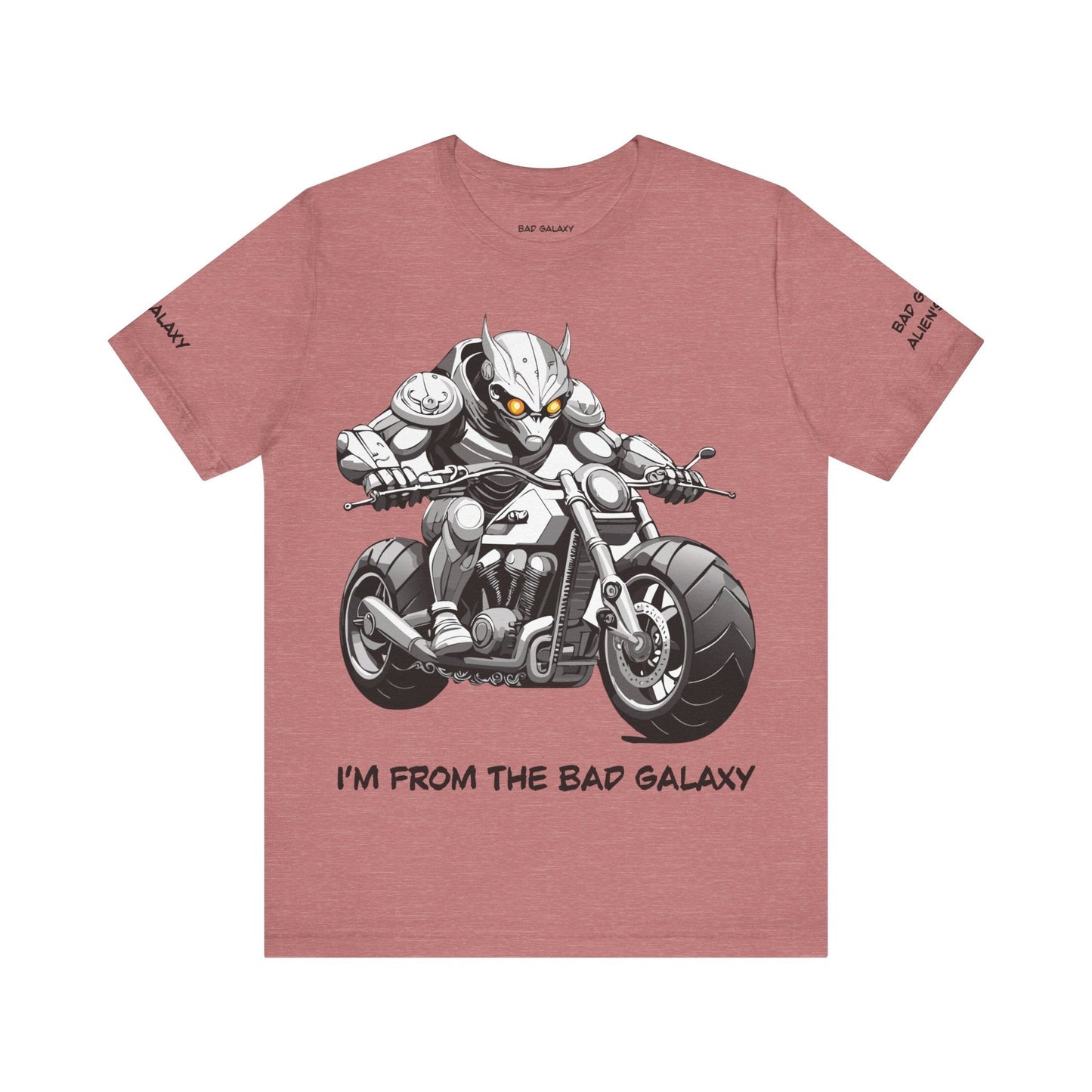 Alien Tee Shirt From Bad Galaxy USA Made To Order Cotton Tee With Eco Friendly Inks Now