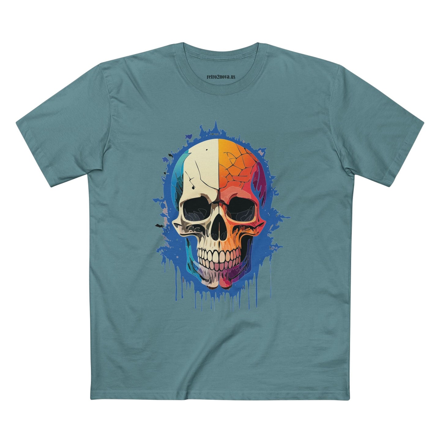 Skull Shirt Unisex Skeleton Tee Premium Cotton Staple With Original Art Design Collection