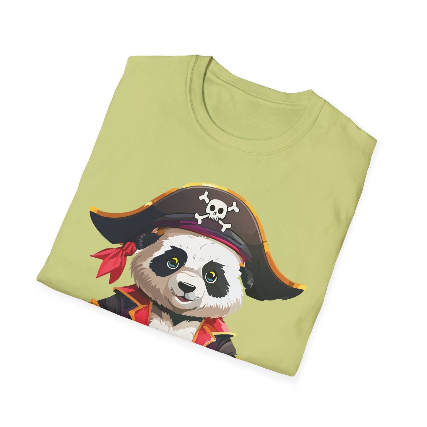 Panda Shirt Unisex Panda Tee Softstyle 64000 Gildan 100 Percent Cotton Animal Tee