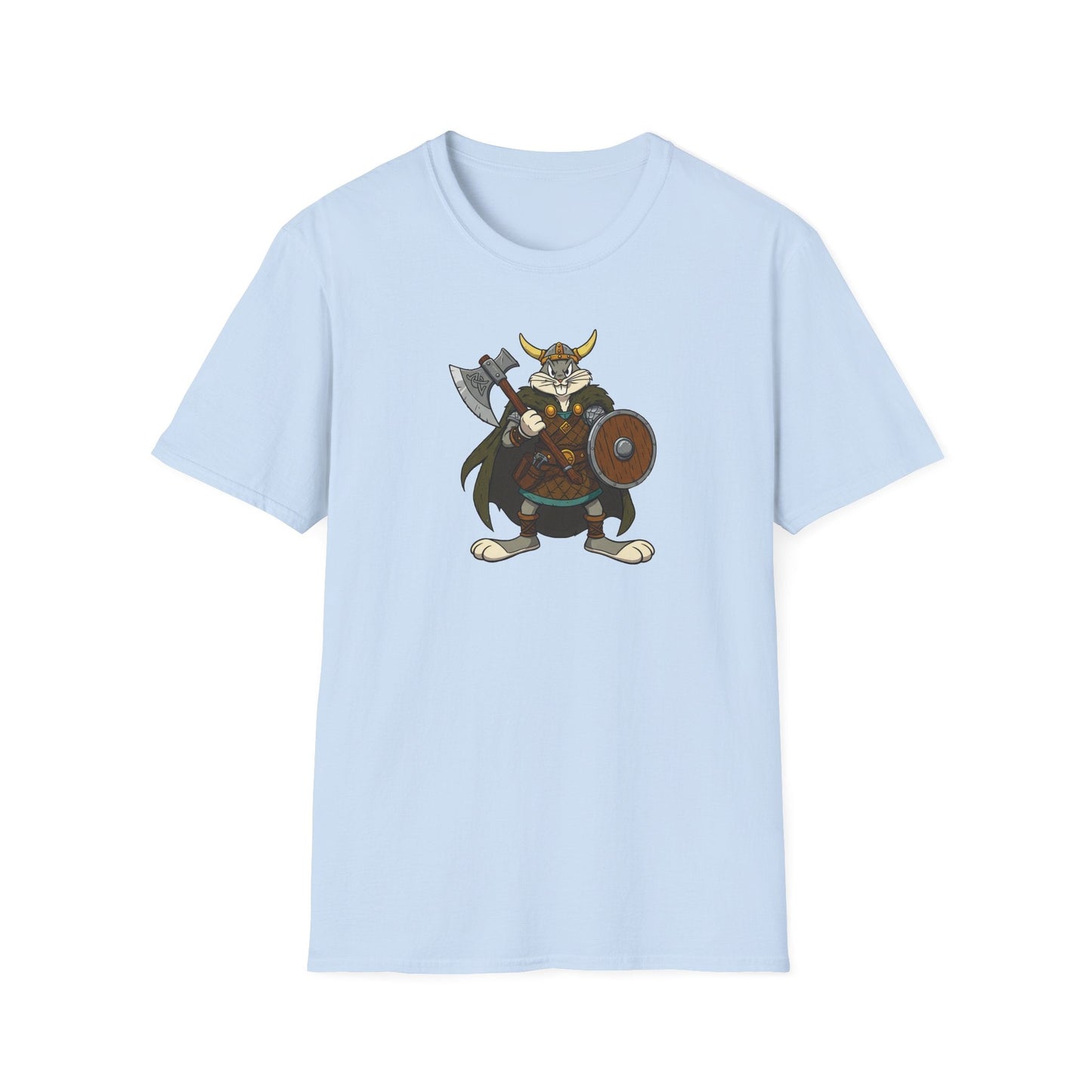Bugs Bunny T Shirt Cartoon Design Unisex Graphic Tee Gildan Softstyle 64000 Animation Artwork