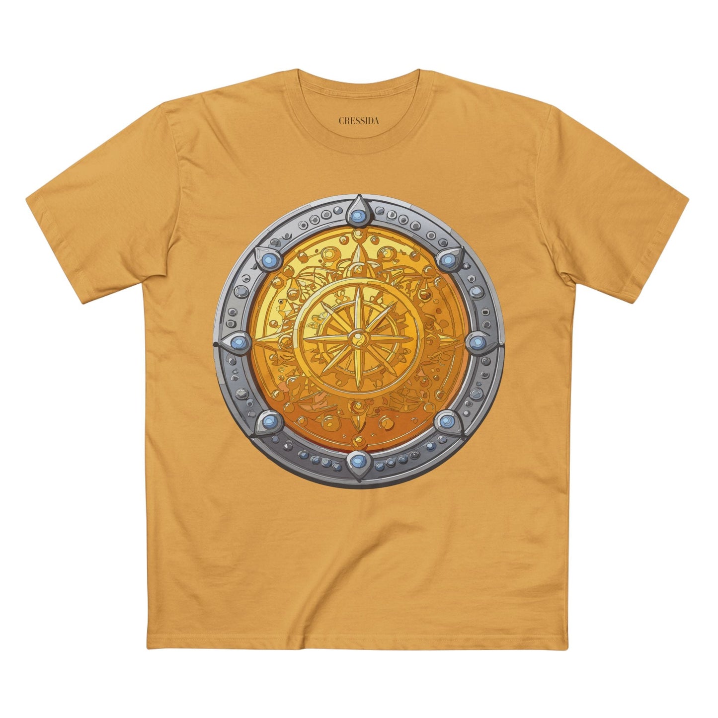 Antique Gold Coin Graphic Design T-Shirt Unisex 100 Cotton With Golden Print Artwork Tee 9