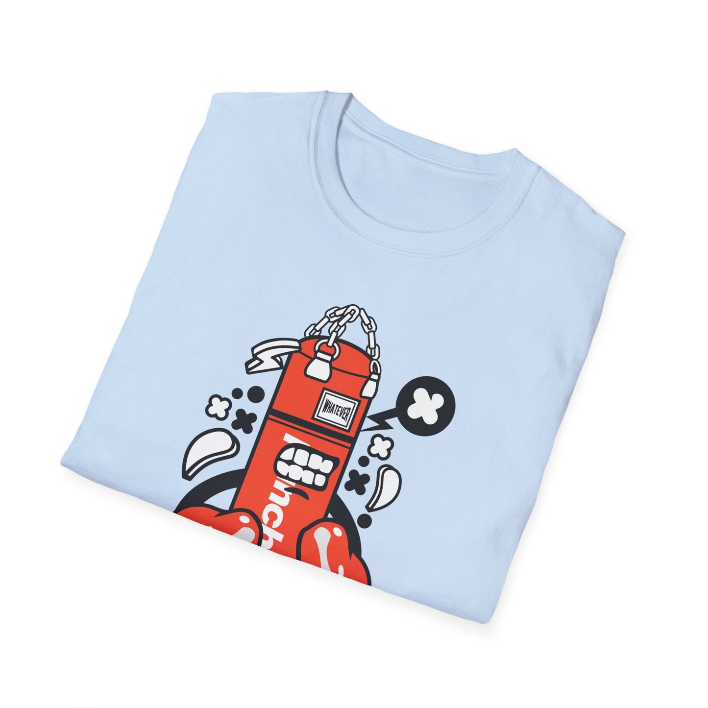 Cartoon Tee Shirt Unisex Animation Graphic Tee Funny Tee Cotton Softstyle 64000 Gildan