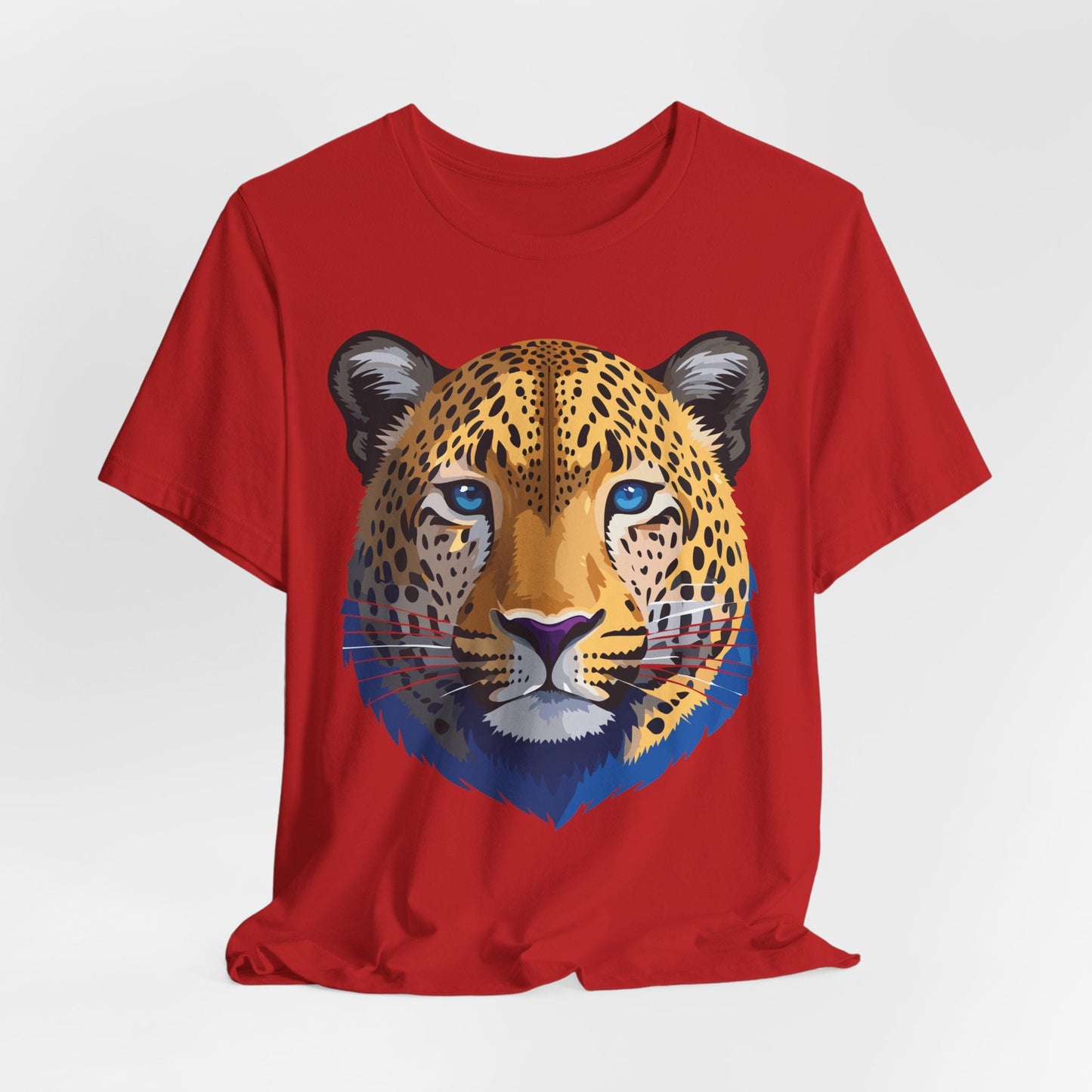 Unisex Animal Graphic Tee Shirt With Wildlife Art Design For Everyday Comfort Short Sleeve