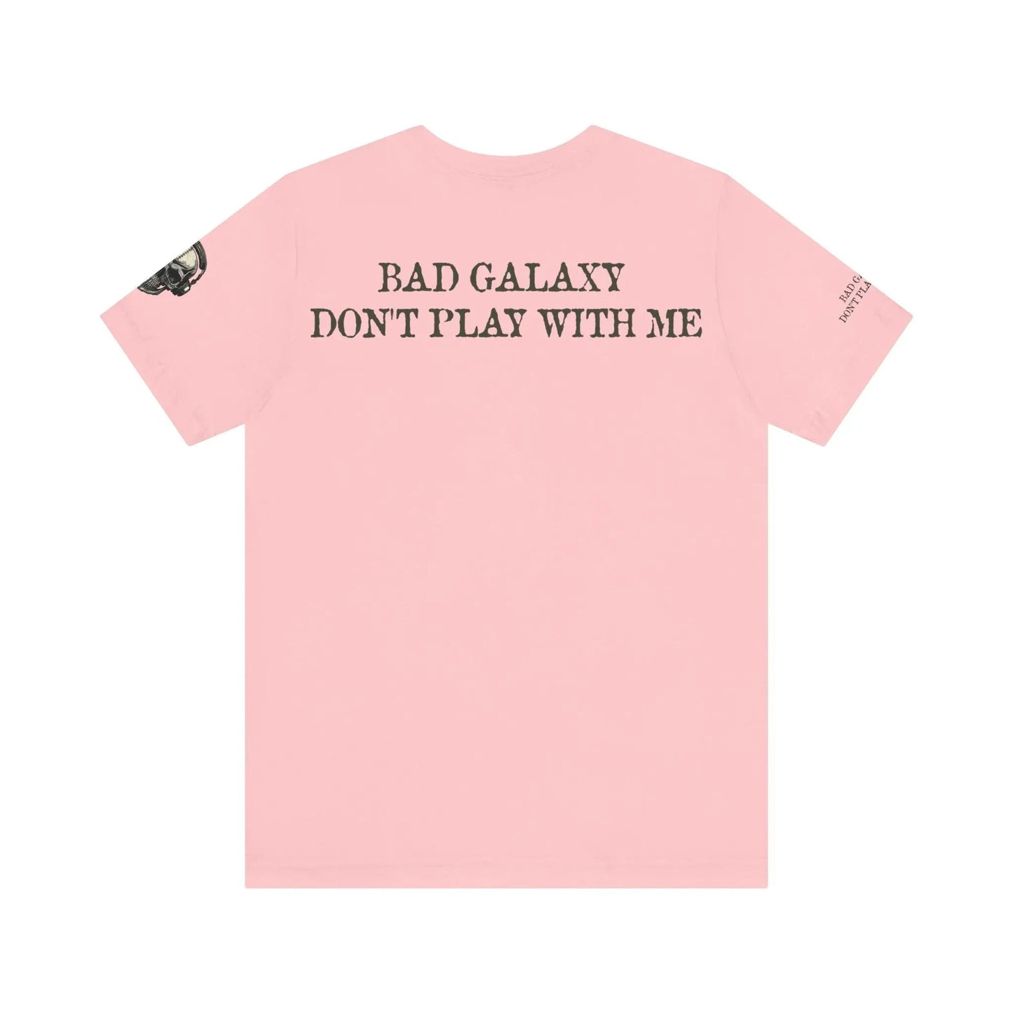 Skull T Shirt From Bad Galaxy Made To Order 100 Percent Cotton With Eco Friendly Inks Free Shipping