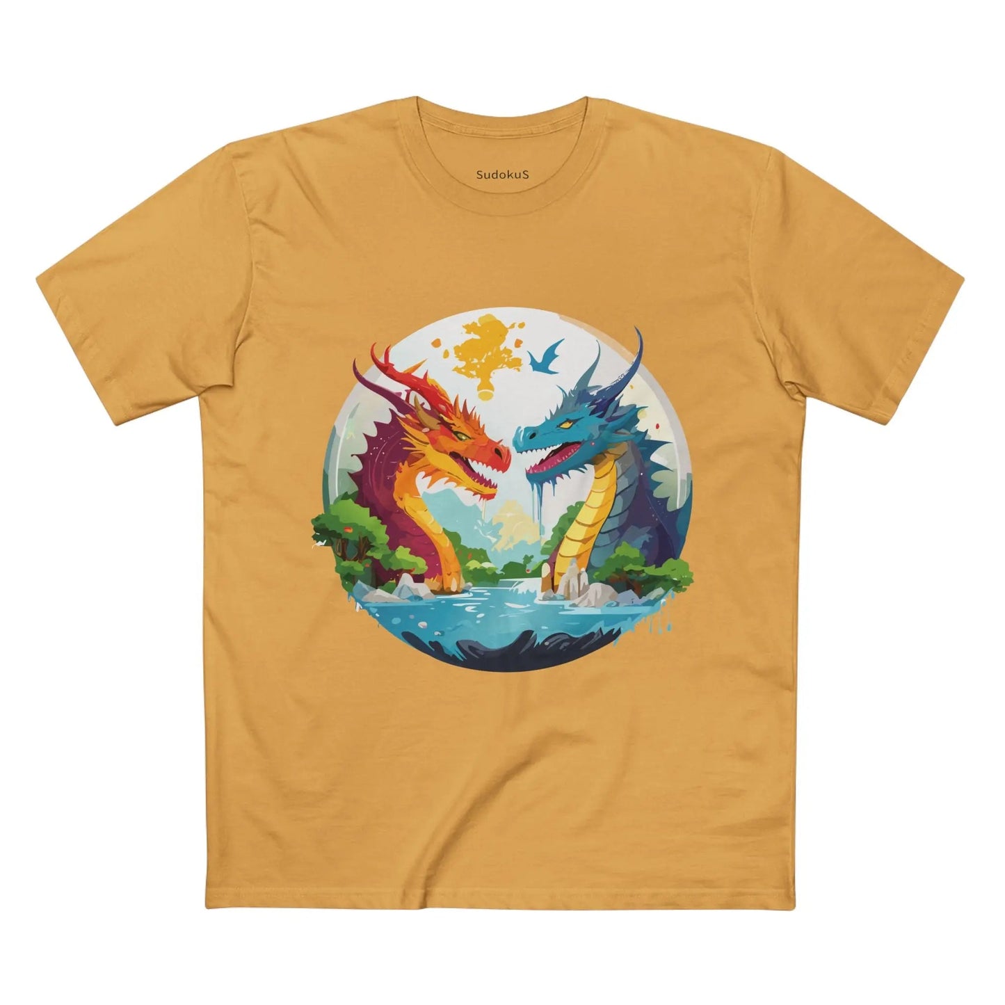Dragon Graphic Unisex 100 Cotton Staple Tee 23