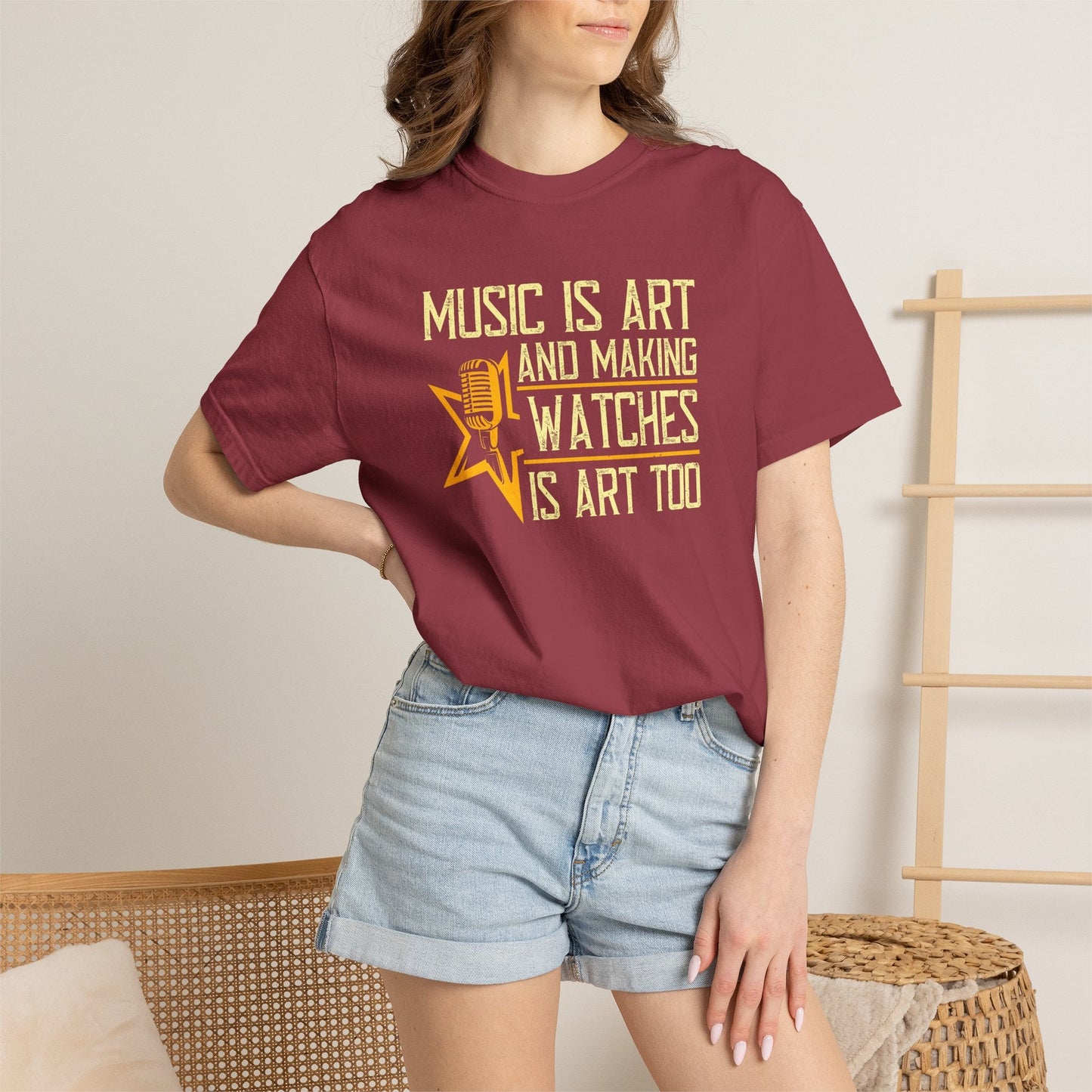 Music Graphic Design Unisex Cotton T-shirt m28