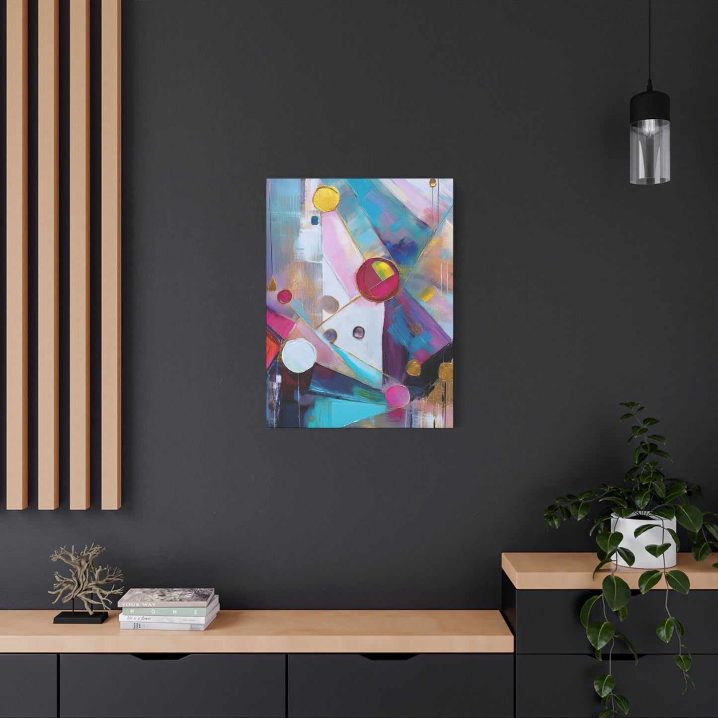 Abstract Oil Painting Print Canvas 20x24,20x30,24x30 24x32,24x36,30x40 32x48,36x48,40x60 Pine-Wood Inner Frame ABS-170