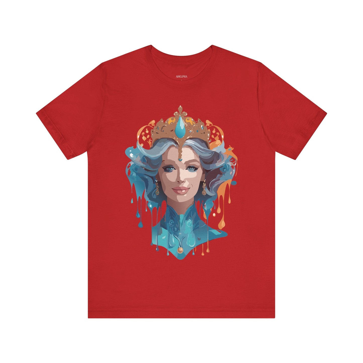 Queen Graphic Tee Unisex Adelpha Vintage Artwork Short Sleeve Premium Casual Wear