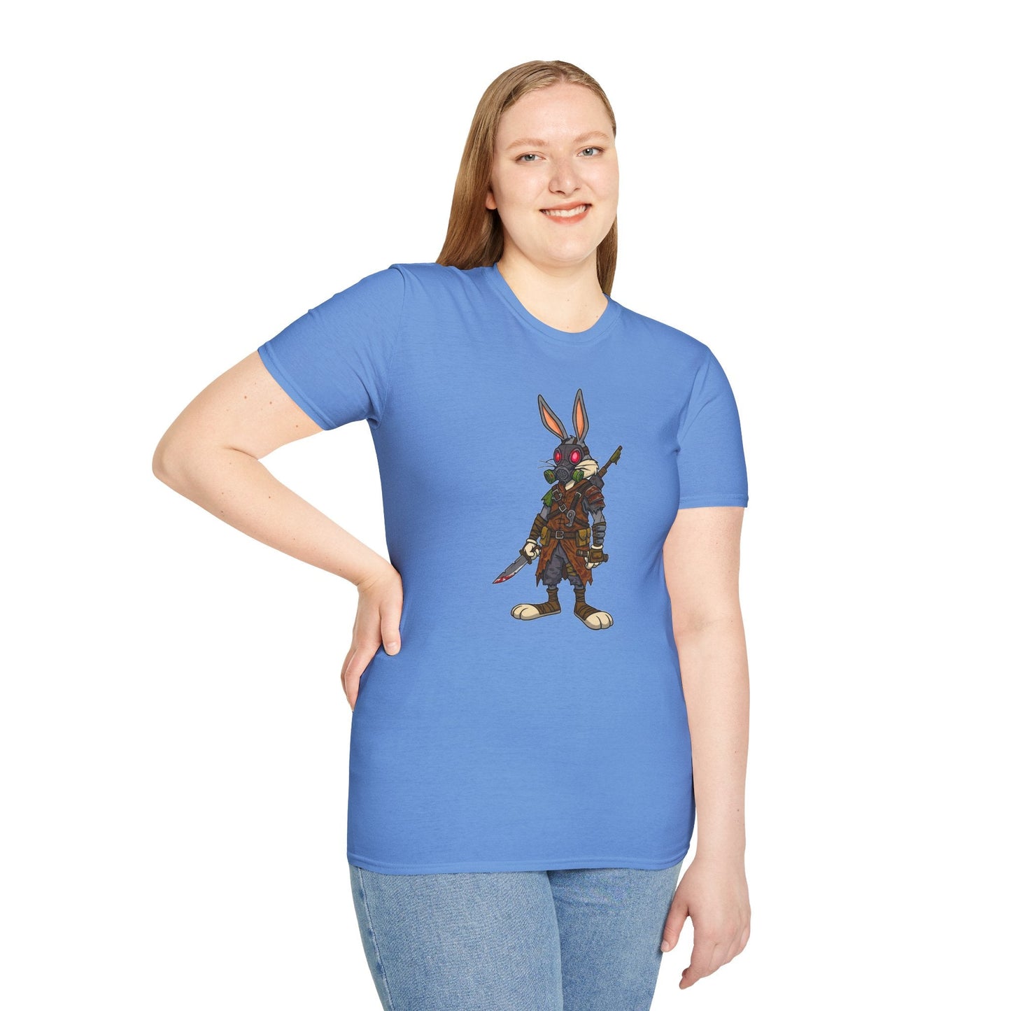 Bugs Bunny T Shirt Unisex Cartoon Tee 100 Percent Cotton Softstyle 64000 With Classic Animation Art