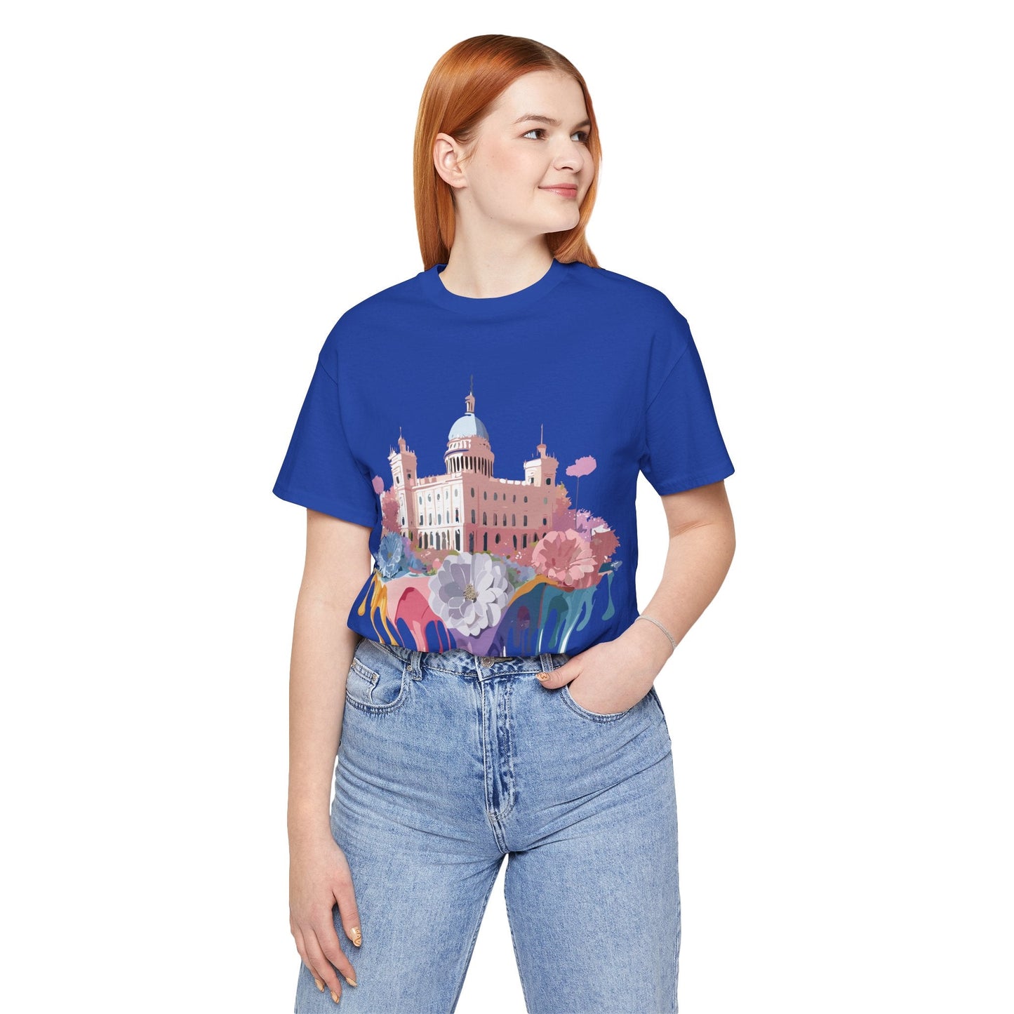 Madrid Tourist Shirt Graphic Tee Unisex Vintage Inspired Artwork By Adelpha Premium Streetwear