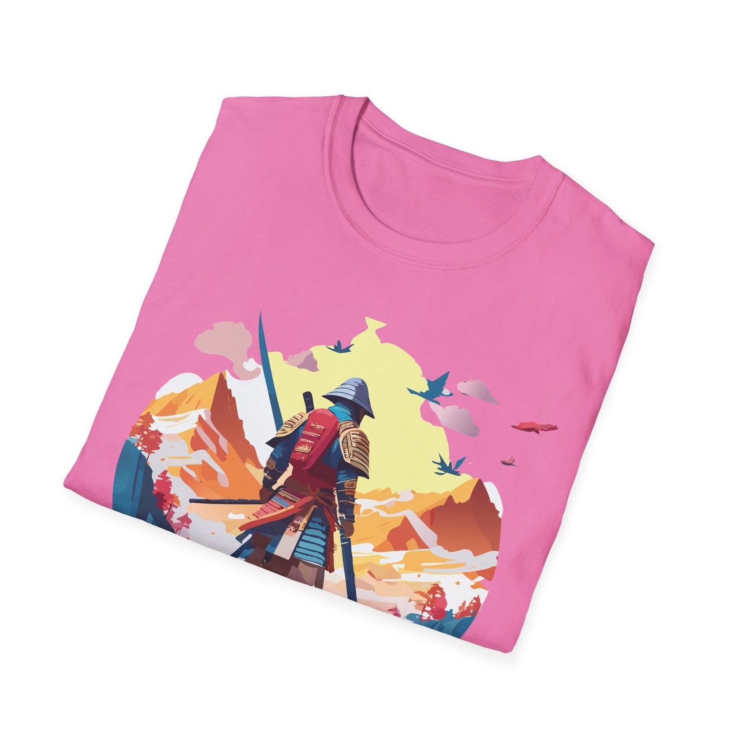 Samurai Shirt Unisex T Shirt Gildan Softstyle 64000 Cotton Tee For Everyday Comfort