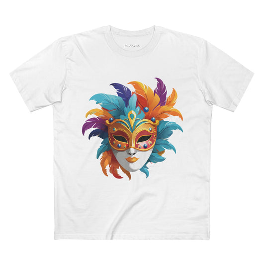 Mask Graphic Unisex 100 Cotton Staple Tee 8