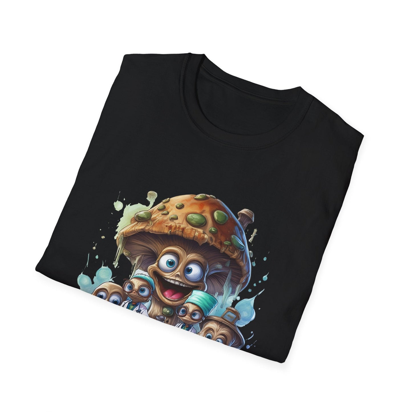 Mashroom Tee Shirt Unisex Funny Mushroom Design Softstyle 64000 Cotton Graphic Tee