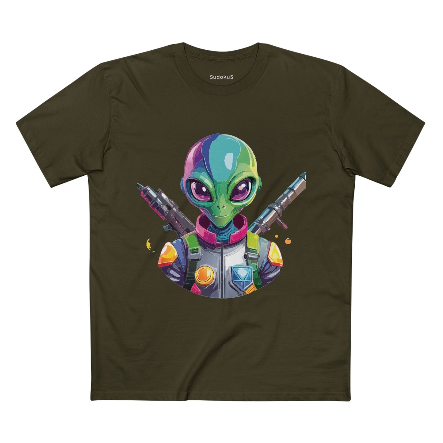 Aliens Graphic Unisex 100 Cotton Staple Tee 57