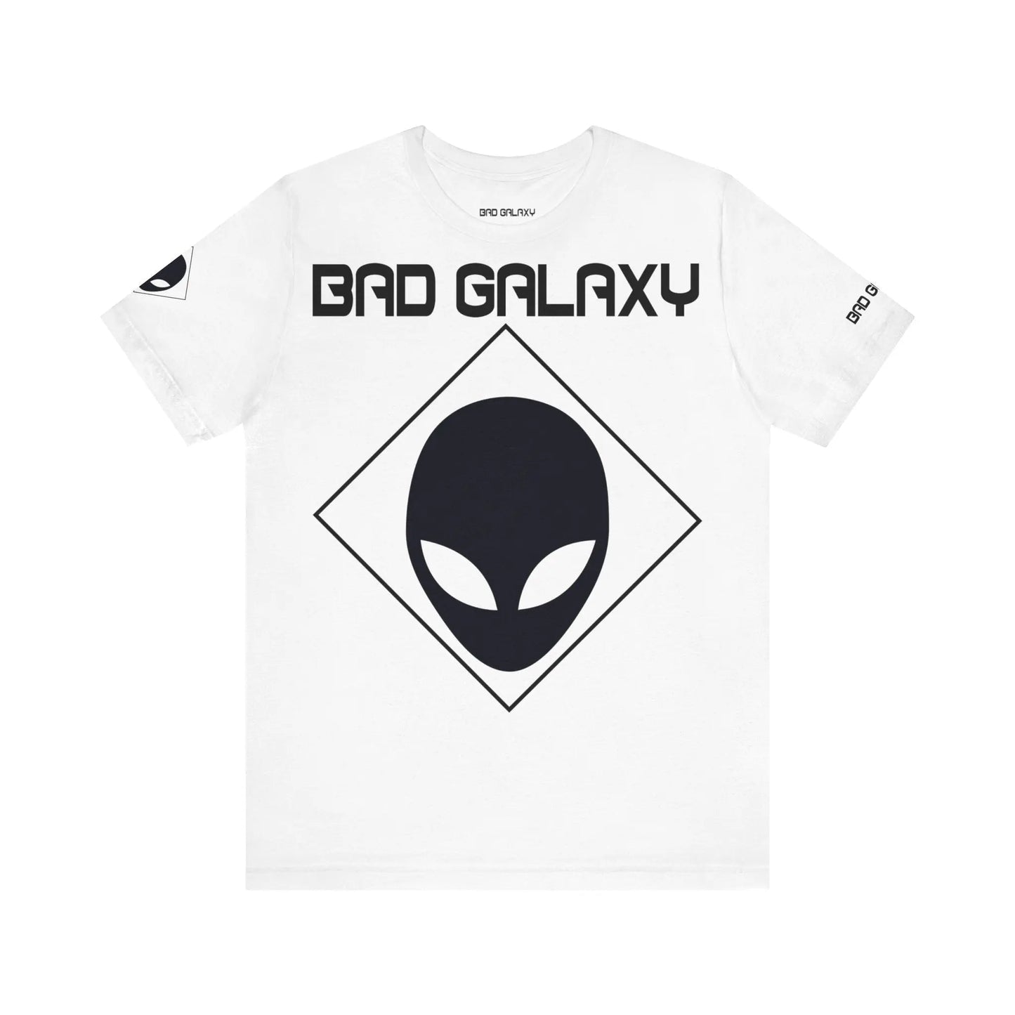 Bad Galaxy Alien Graphic Tee Shirt 100 Percent Cotton Lightweight Eco Friendly Wear