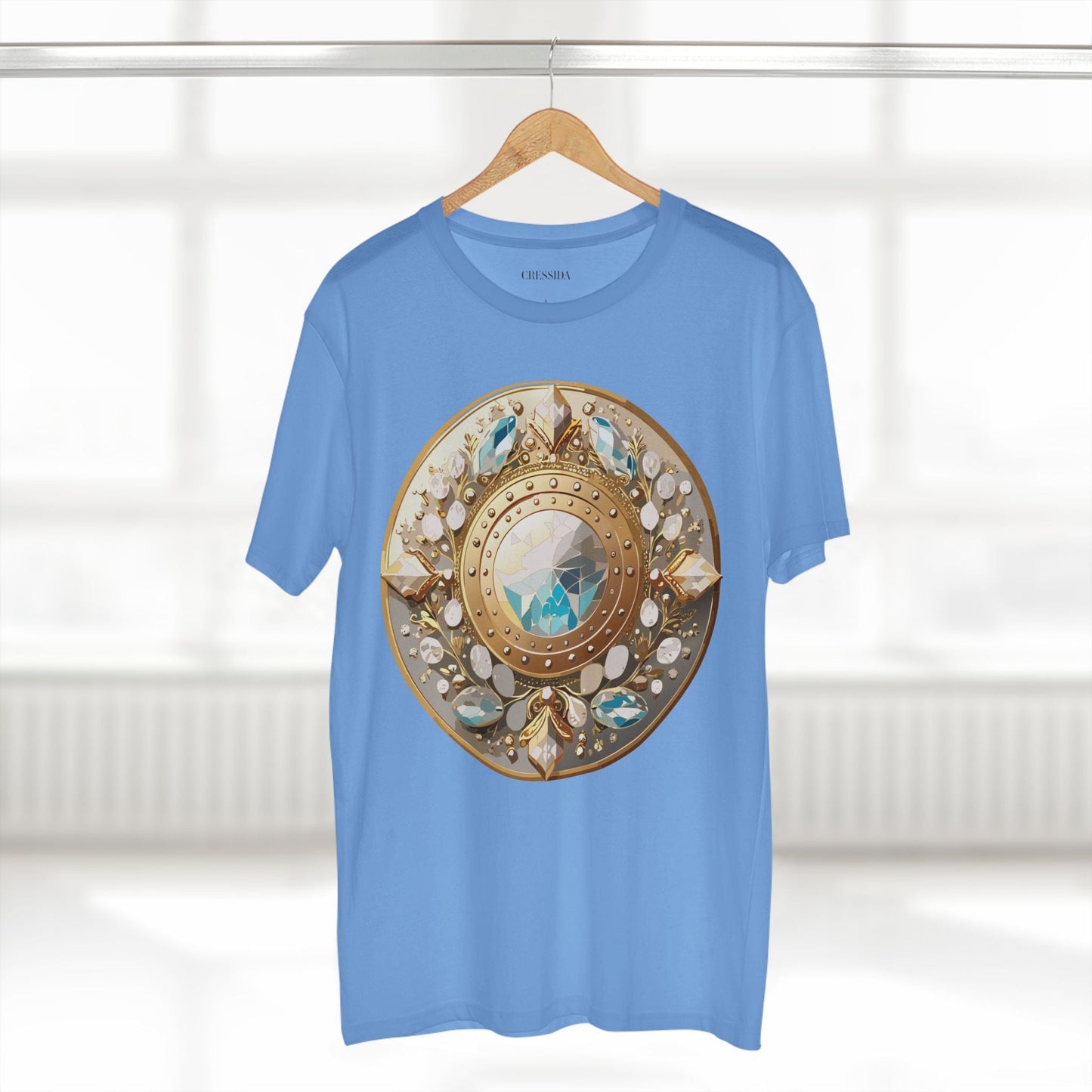Medallion Graphic T-Shirt Unisex 100 Cotton With Gold Art Design Medal Tee 19