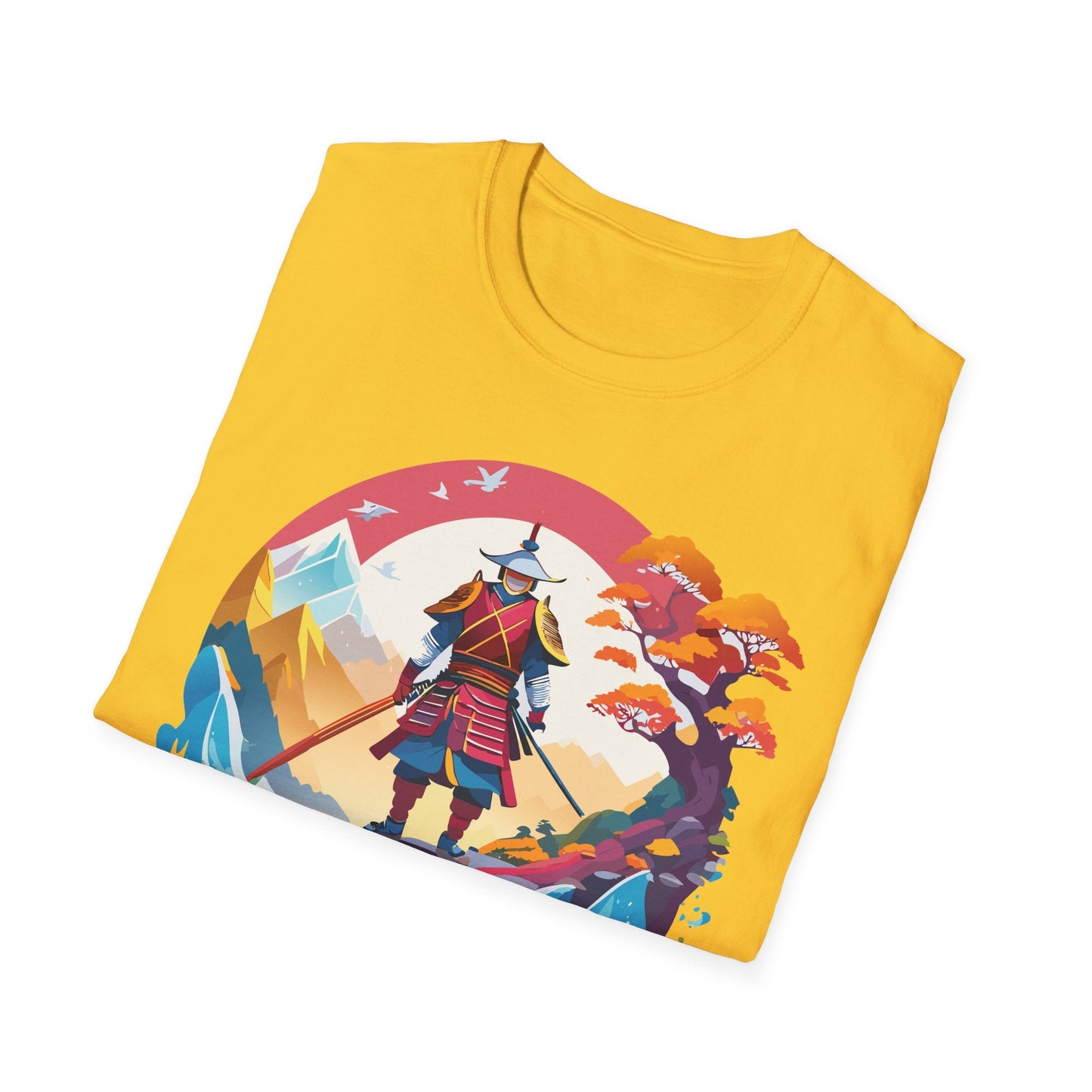 Samurai Shirt Gildan Softstyle 64000 Ring Spun Cotton Unisex Tee For Everyday Comfort