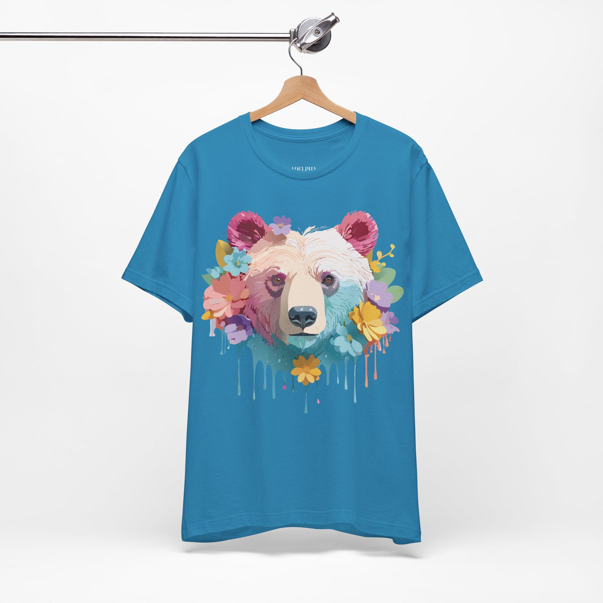 Bear Graphic Design Tee Bella+Canvas Unisex 100 Cotton Tee Shirt a116