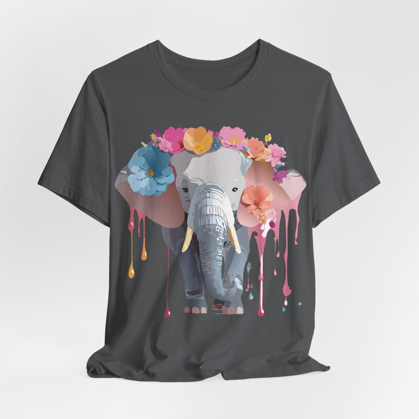 Vintage Inspired Adelpha Elephant Graphic T Shirt Unisex Short Sleeve Premium Artwork