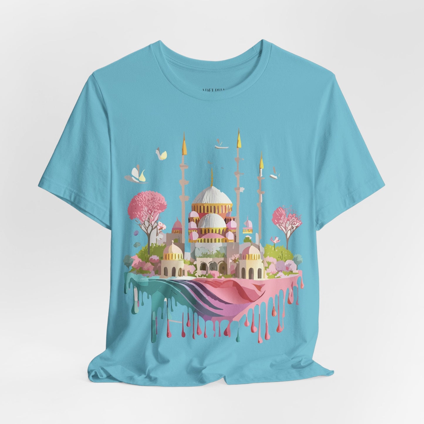 Istanbul Tourist Shirt Graphic Tee Unisex Jersey Short Sleeve Vintage Inspired Art Adelpha