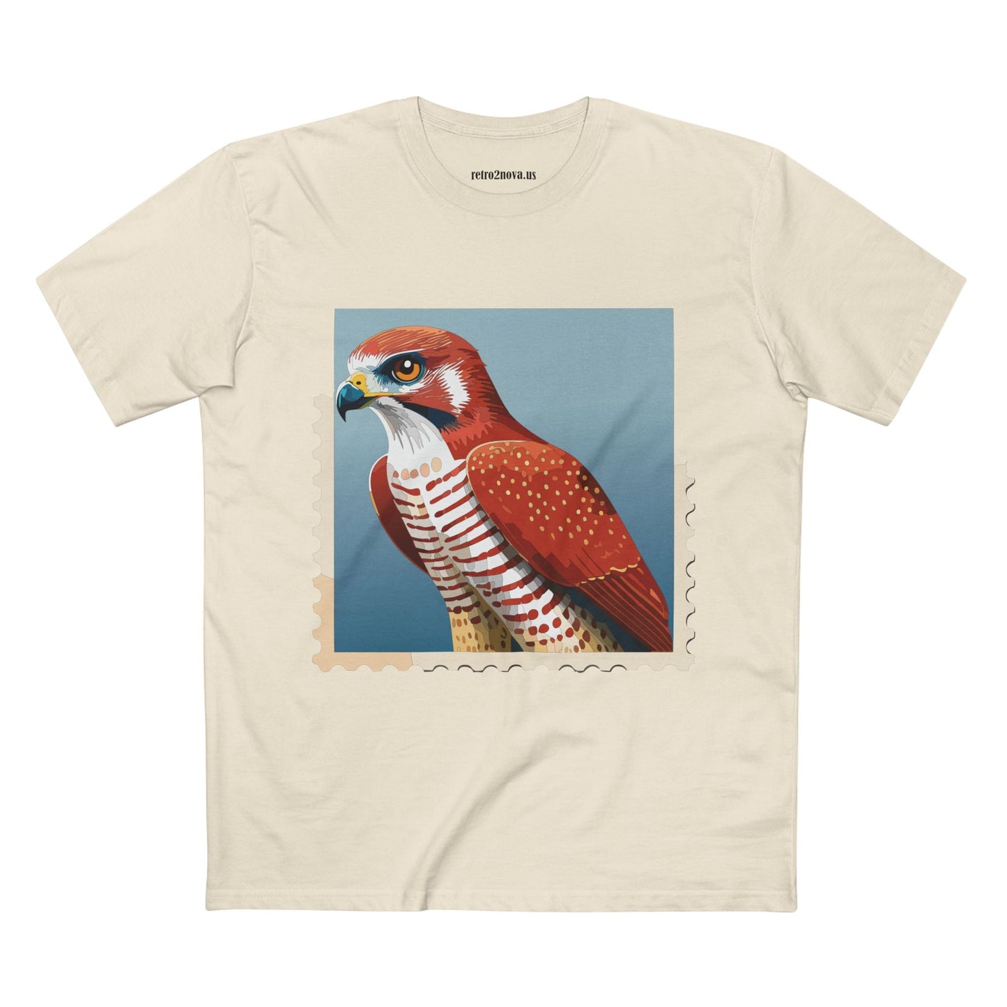 Postage Stamp Shirt Unisex Premium Cotton Tee With Original Art Design By Retro2Nova