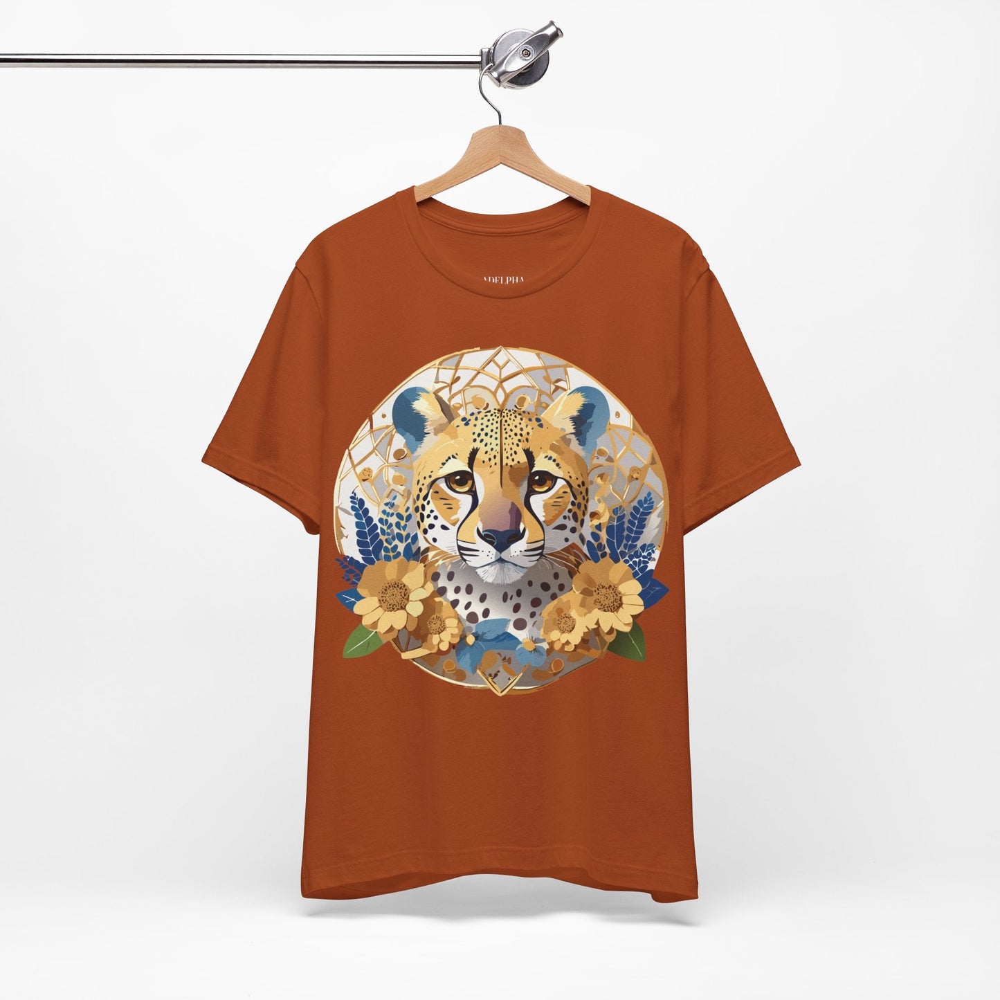 Medallion Shirt Unisex Graphic Tee With Vintage Inspired Adelpha Artwork Short Sleeve Jersey