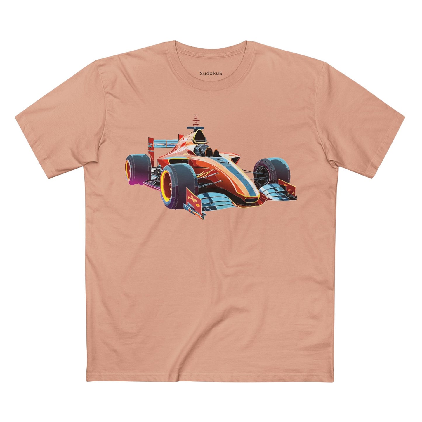 Car Graphic Unisex 100 Cotton Staple Tee 10