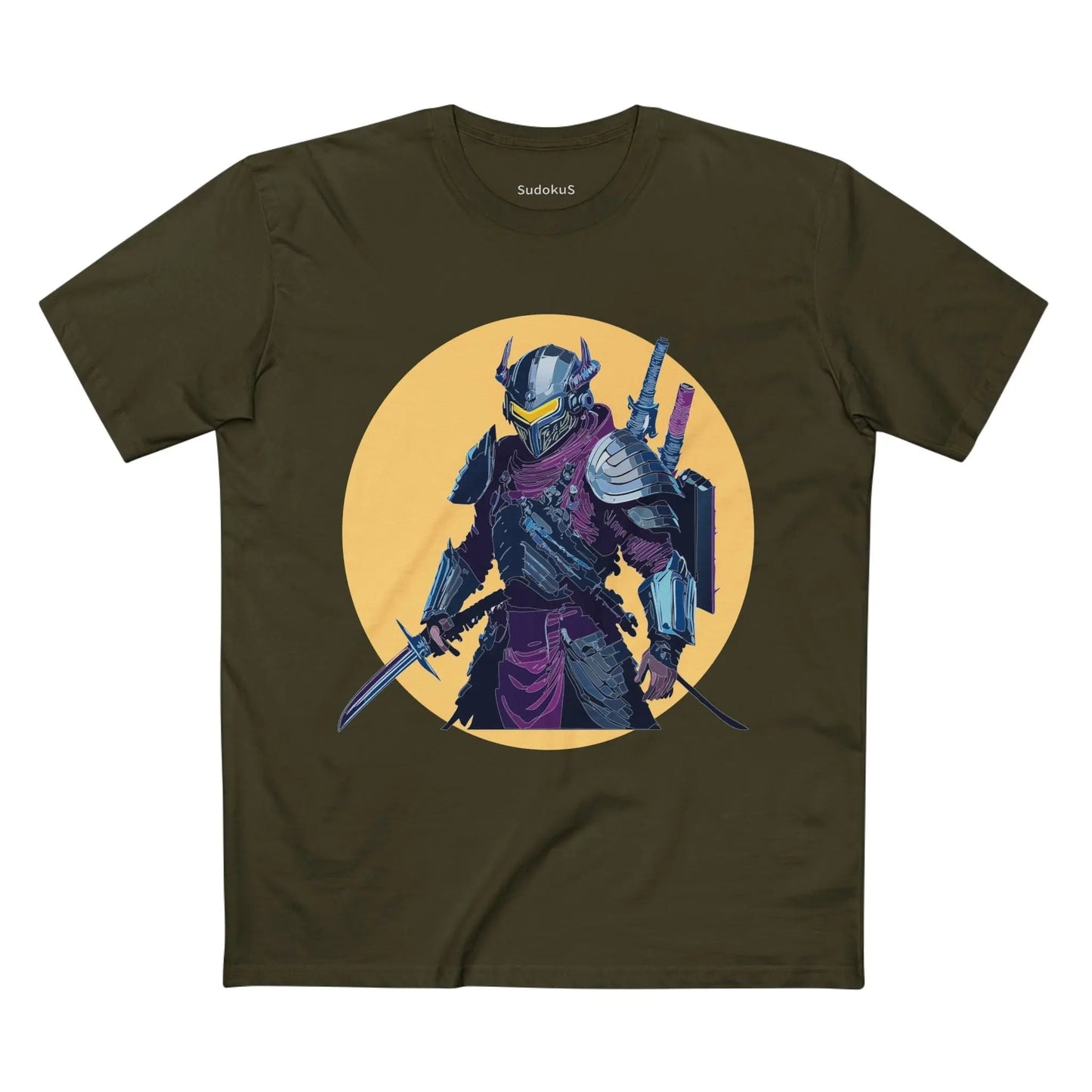 Samurai Graphic Unisex 100 Cotton Staple Tee 1