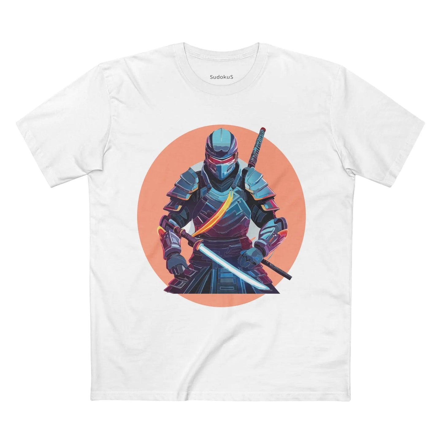 Samurai Graphic Unisex 100 Cotton Staple Tee 9