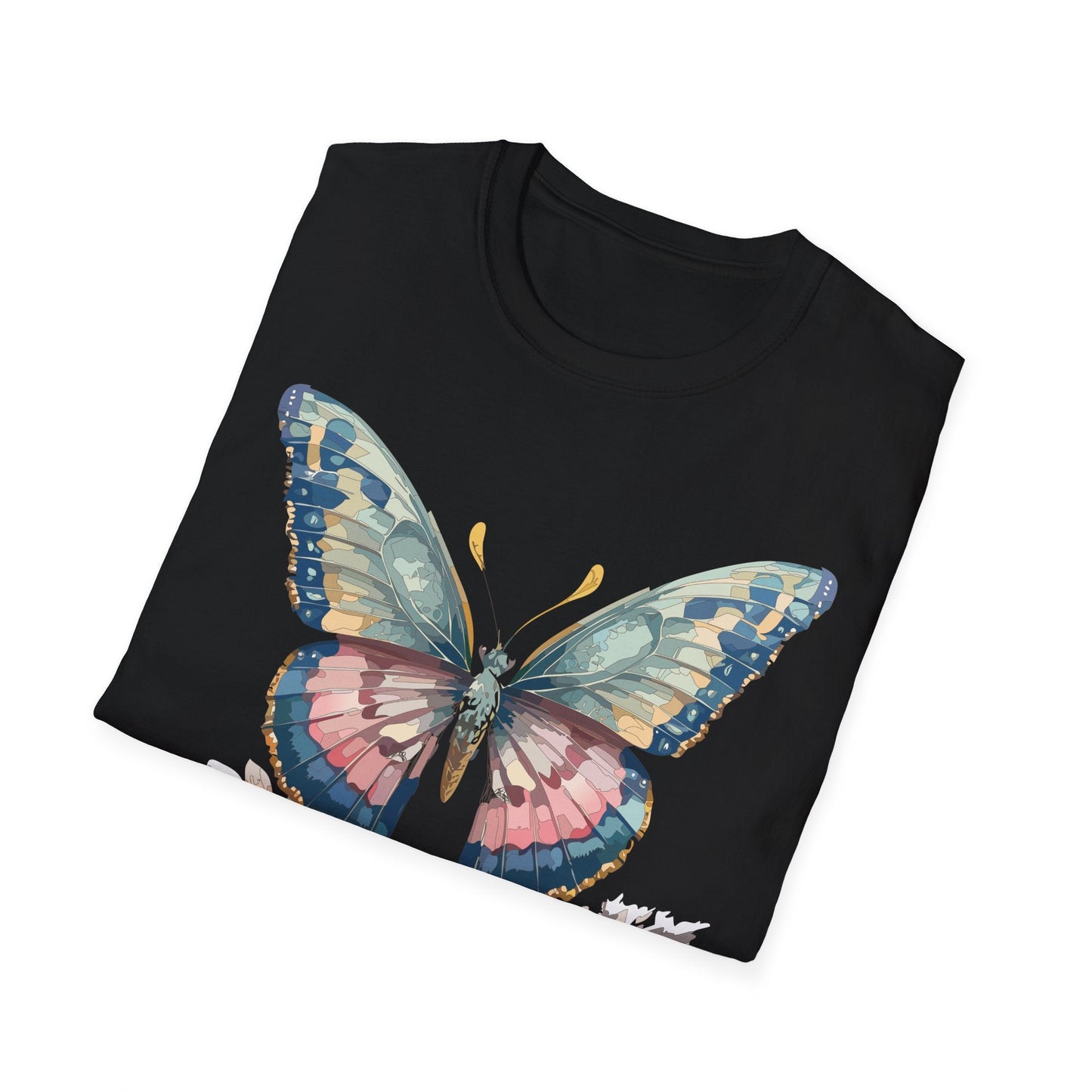 Butterfly Shirt Unisex Monarch Design Gildan Softstyle 64000 Ring Spun Cotton Tee