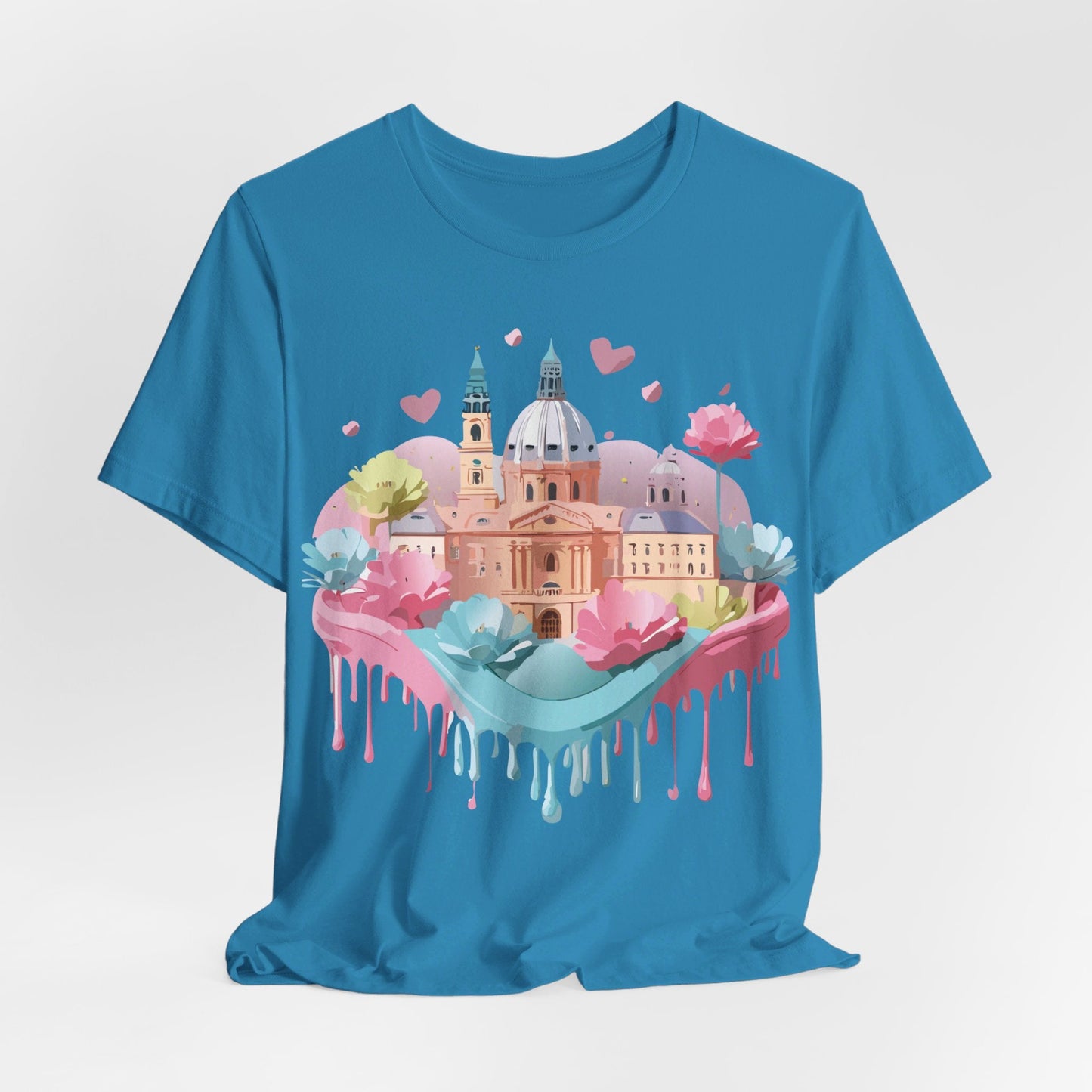 Prague Tourist Graphic Tee By Adelpha Unisex Vintage Inspired Art Shirt Original Artwork
