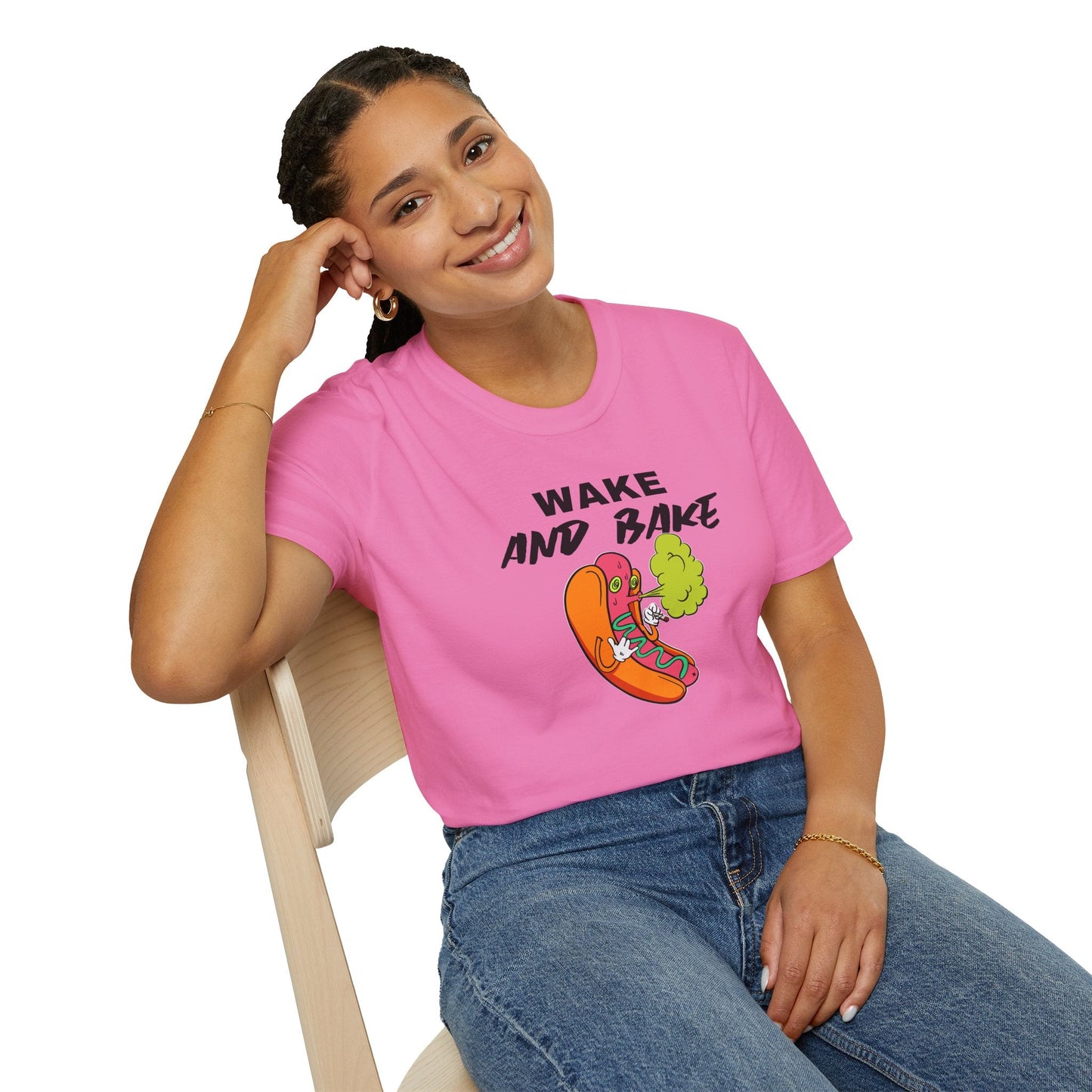 Funny Food T Shirts Unisex Softstyle Tee With Art Design Gildan 64000 100 Percent Ring Spun Cotton