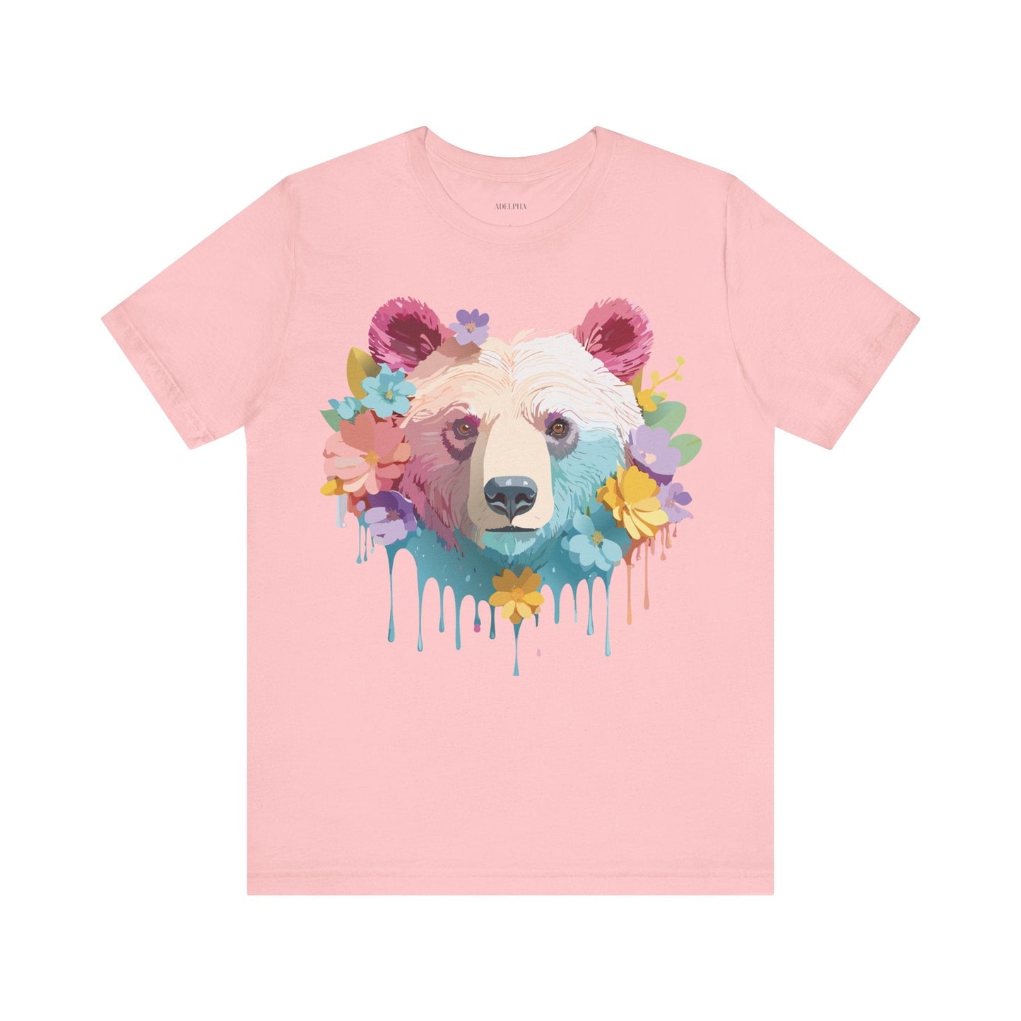 Bear Graphic Tee By Adelpha Unisex Short Sleeve Shirt Vintage Inspired Artwork
