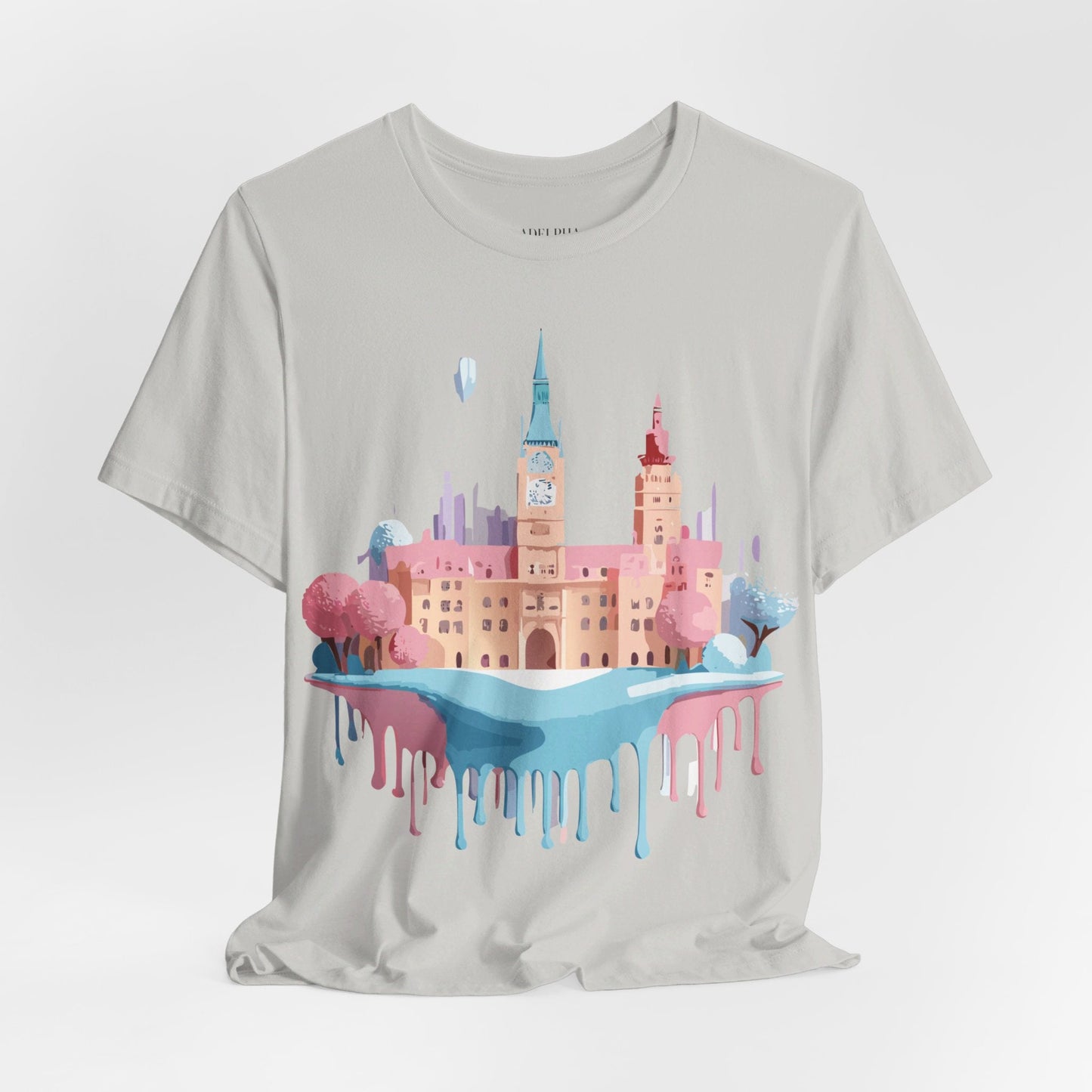 Tourist Shirt Prague Graphic Tee Unisex Jersey Short Sleeve Vintage Style Adelpha