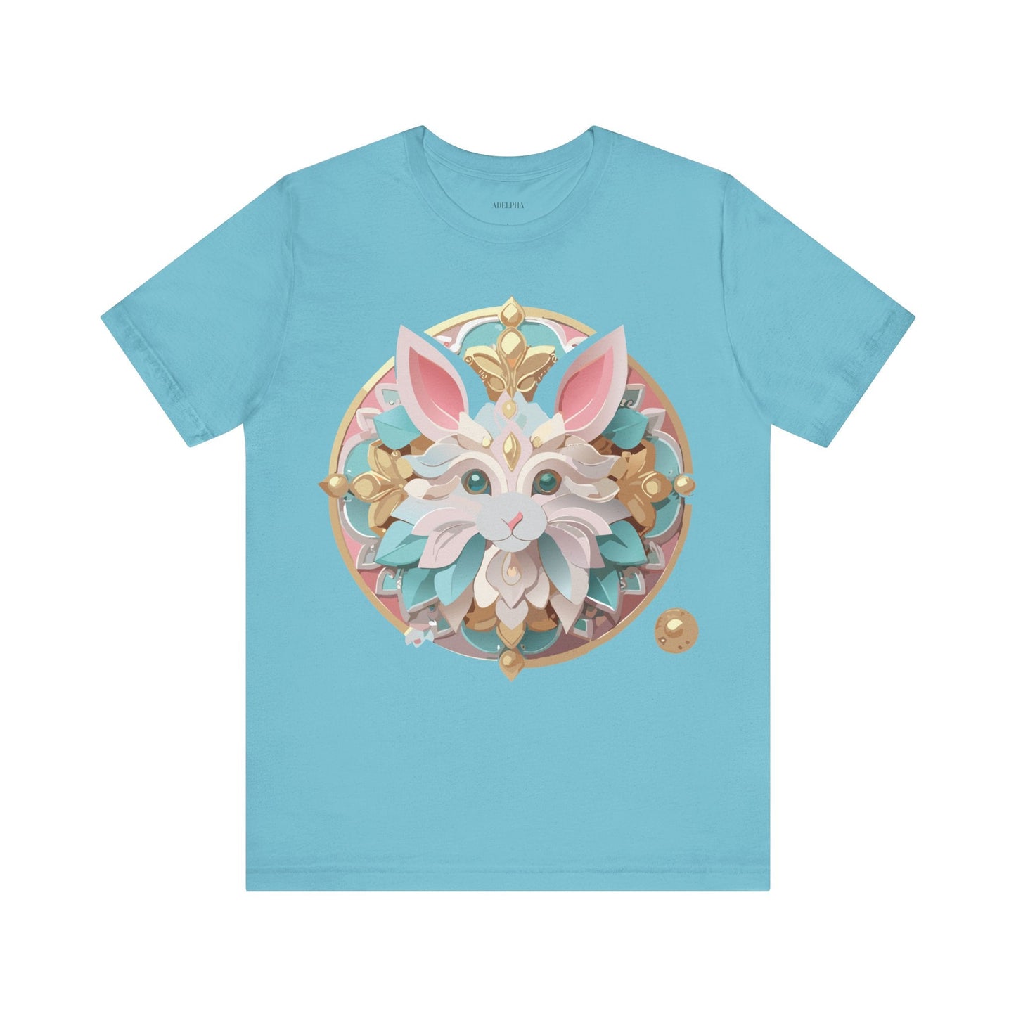 Medallion Graphic Unisex 100 Cotton Vintage Animal Medal Artwork Tee 88