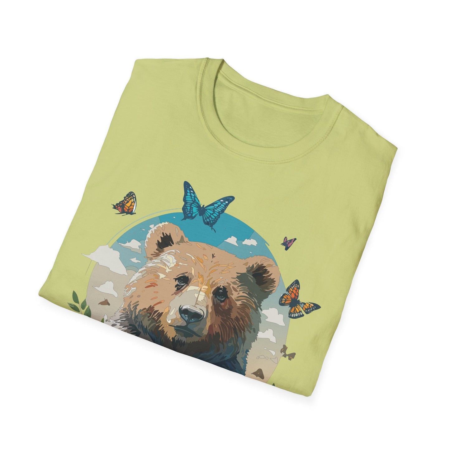 Bear Shirt Teddy Bear Tee Unisex Gildan Softstyle 100 Percent Ring Spun Cotton Tee