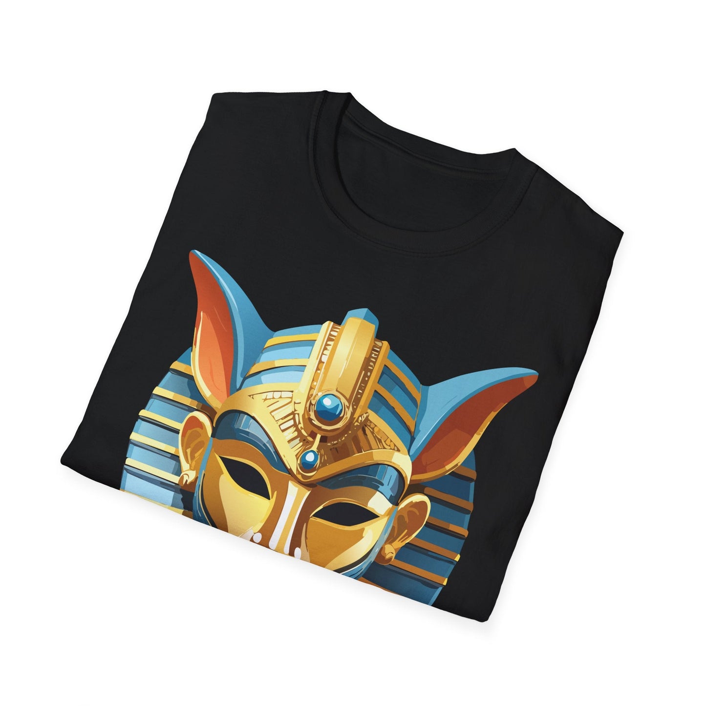 Mask Tee Shirt Unisex Softstyle Cotton Tee With Masquerade Art Design Gildan Softstyle