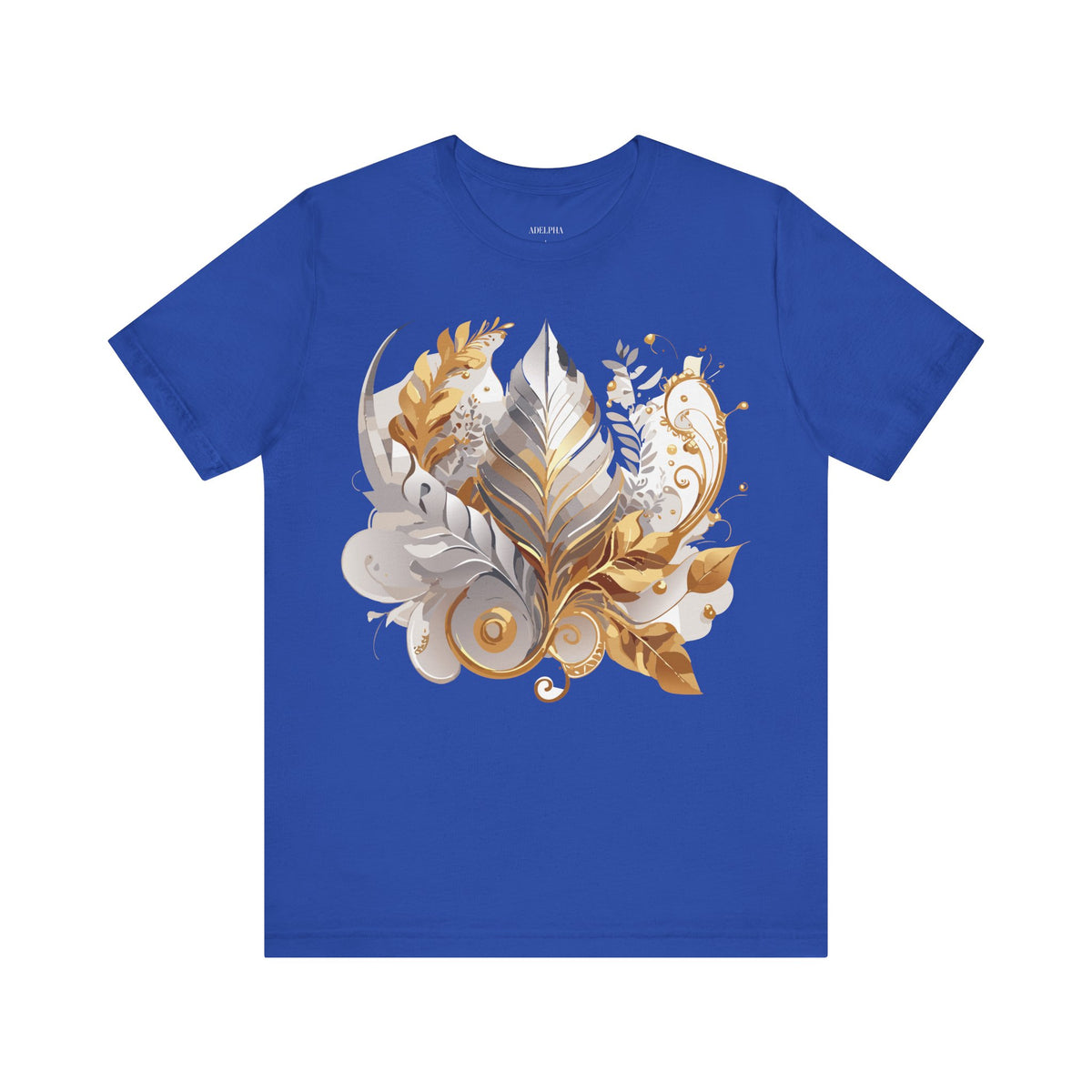 Jewelry Graphic Unisex Cotton Bella+Canvas Tee with Gemstones Art Design m46
