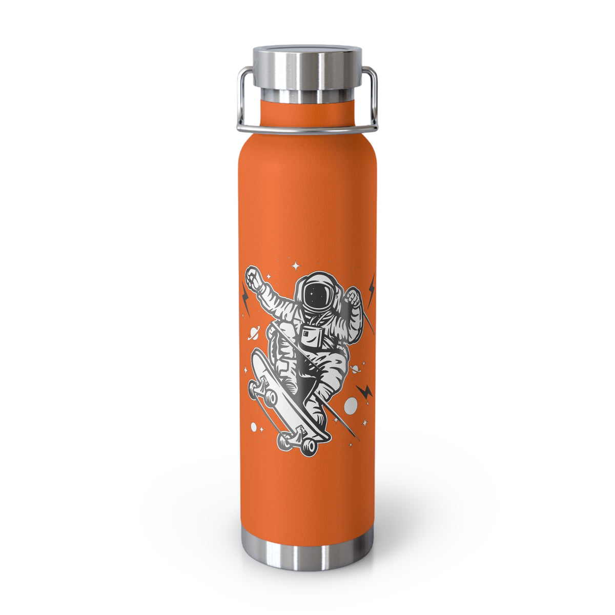 22oz Copper Insulated Water Bottle with Cartoon Design - CV52