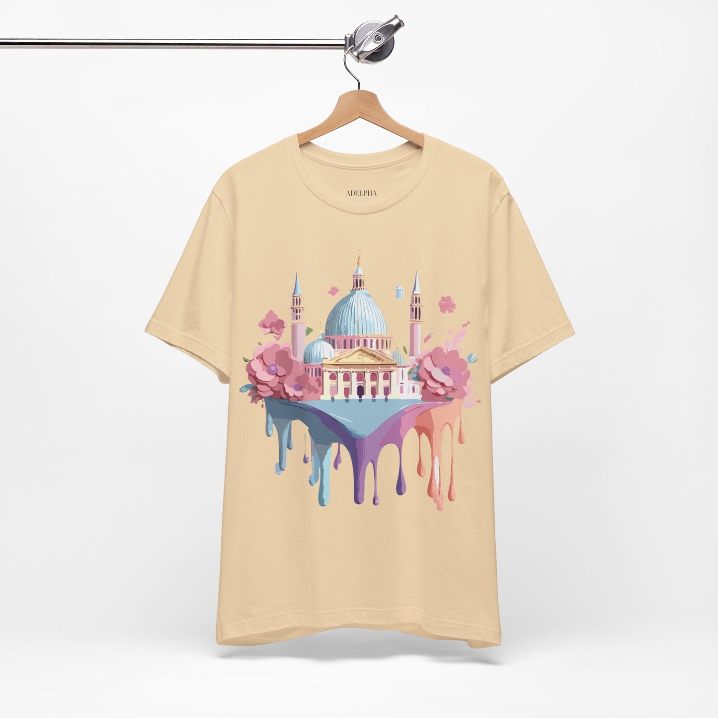 Venice Tourist Shirt Graphic Tee Unisex Adelpha Vintage Inspired Artwork Premium Short Sleeve
