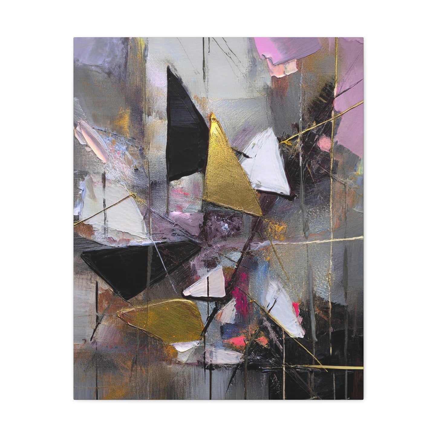 Abstract Oil Painting Print Canvas 20x24,20x30,24x30 24x32,24x36,30x40 32x48,36x48,40x60 Pine-Wood Inner Frame ABS-217
