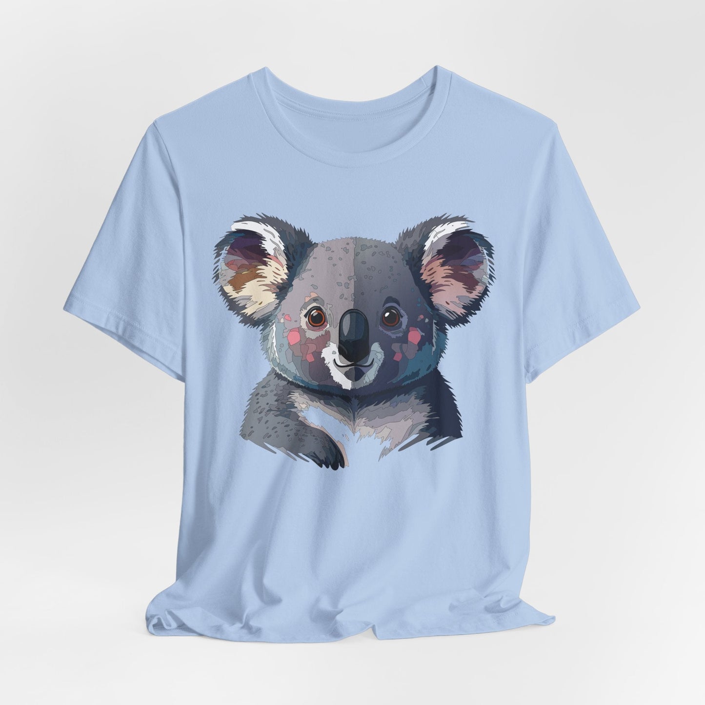 Unisex Animal Shirt With Animal Art Design Tee Wild Animals Short Sleeve Jersey Cotton