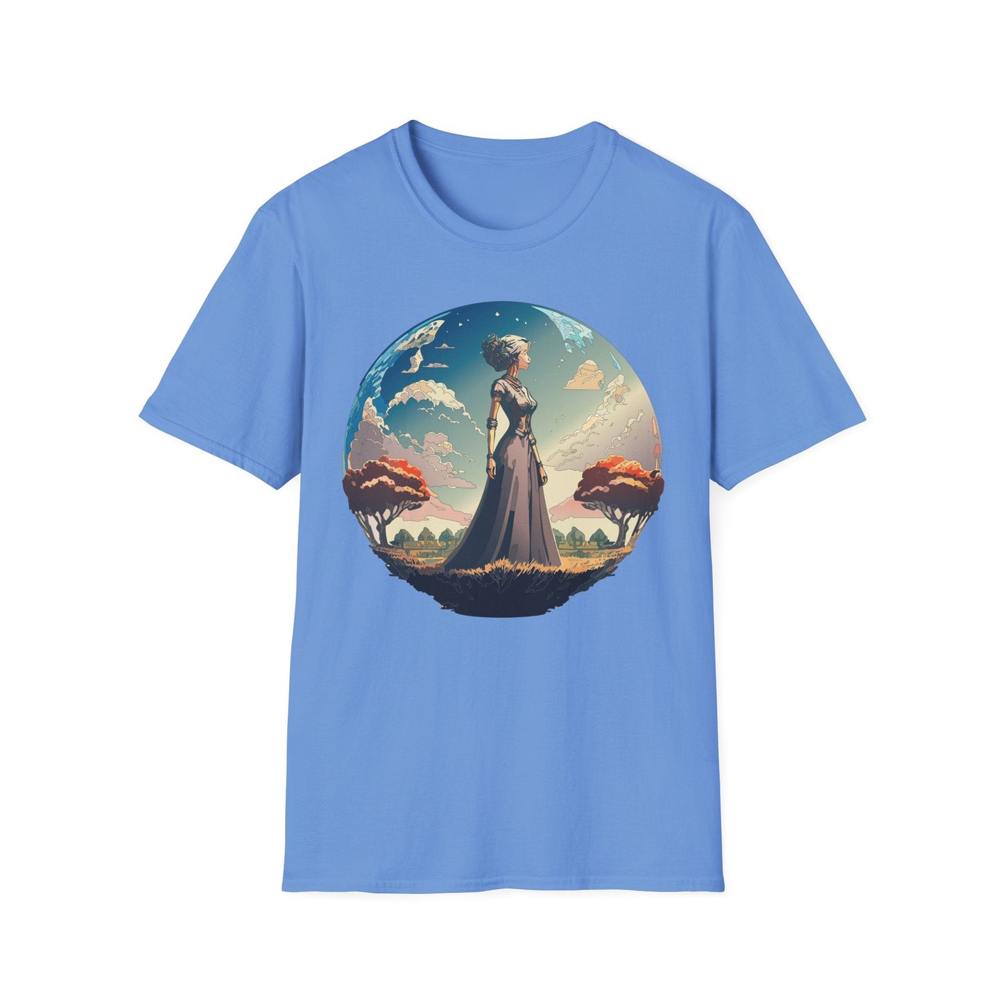 Womens Graphic T Shirt Art Design Tee Gildan Softstyle 64000 Unisex Cotton Short Sleeve