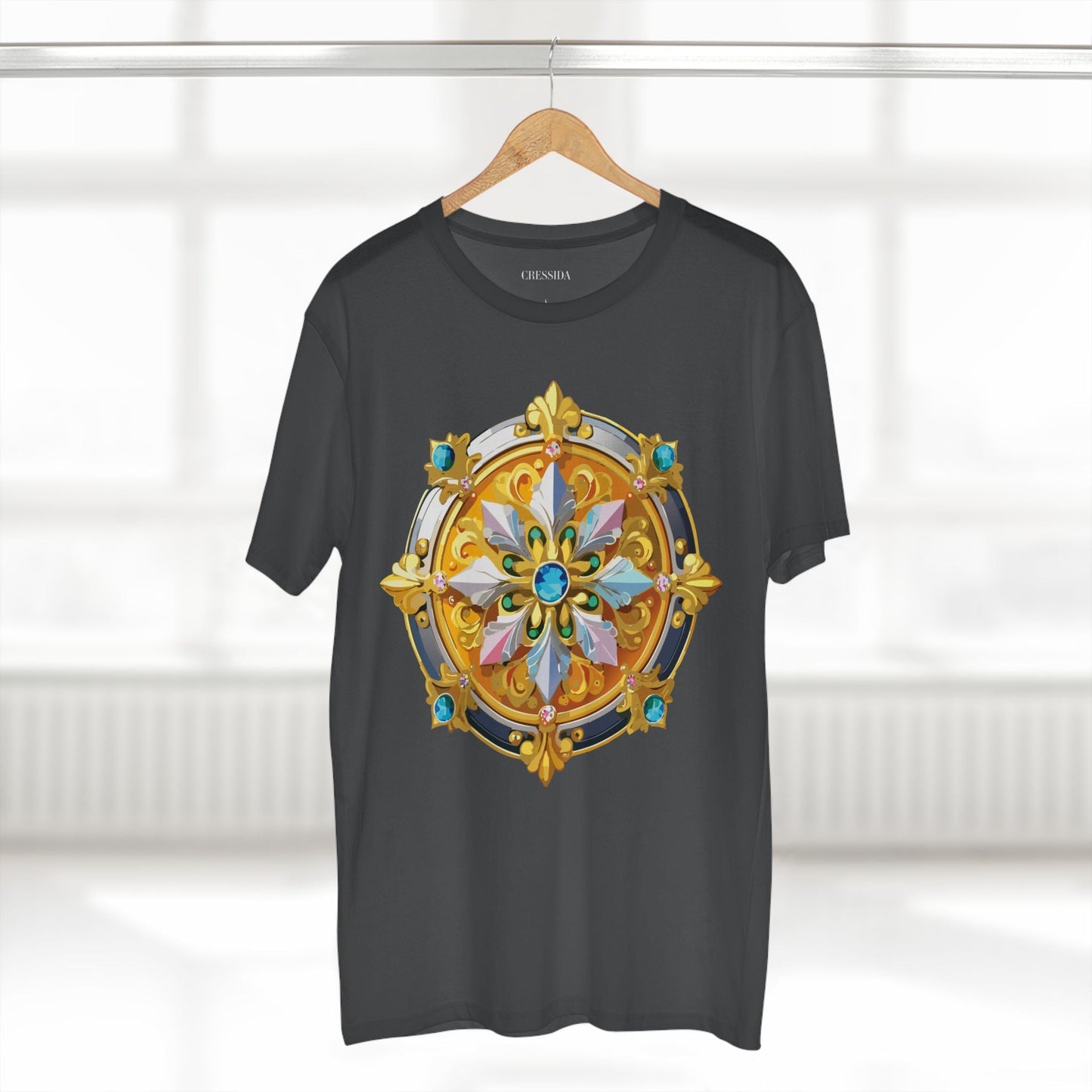 Medallion Graphic T-Shirt Unisex 100 Cotton With Gold Art Design Medal Tee 9