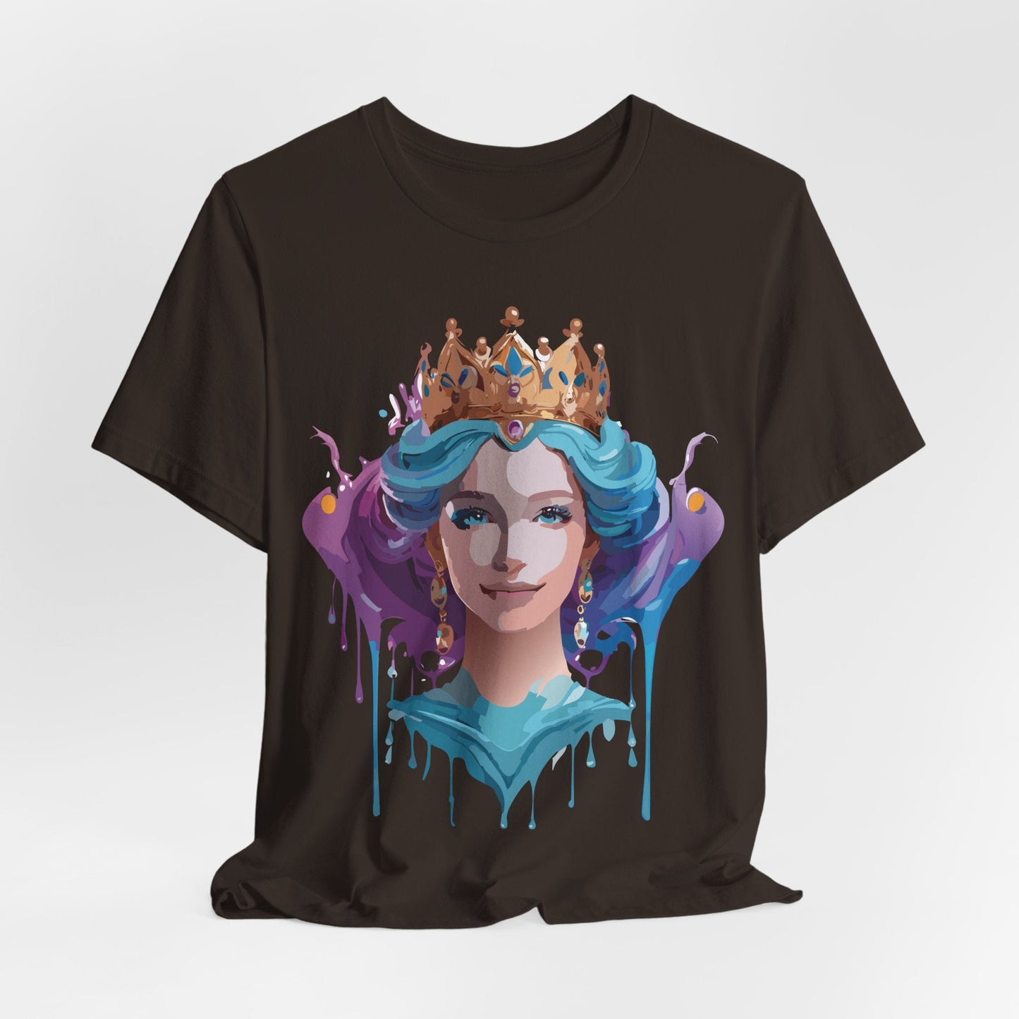 Queen Woman Portrait Graphic Unisex 100 Cotton Vintage Artwork Tee 1
