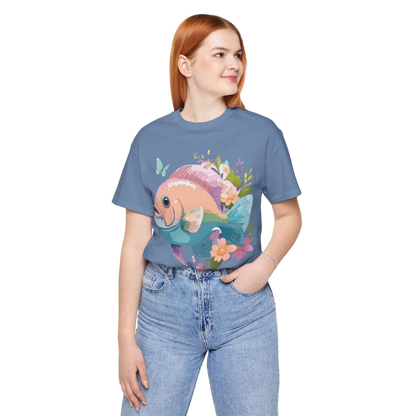 Adelpha Vintage Inspired Graphic Tee Unisex Jersey Short Sleeve Art Design Shirt